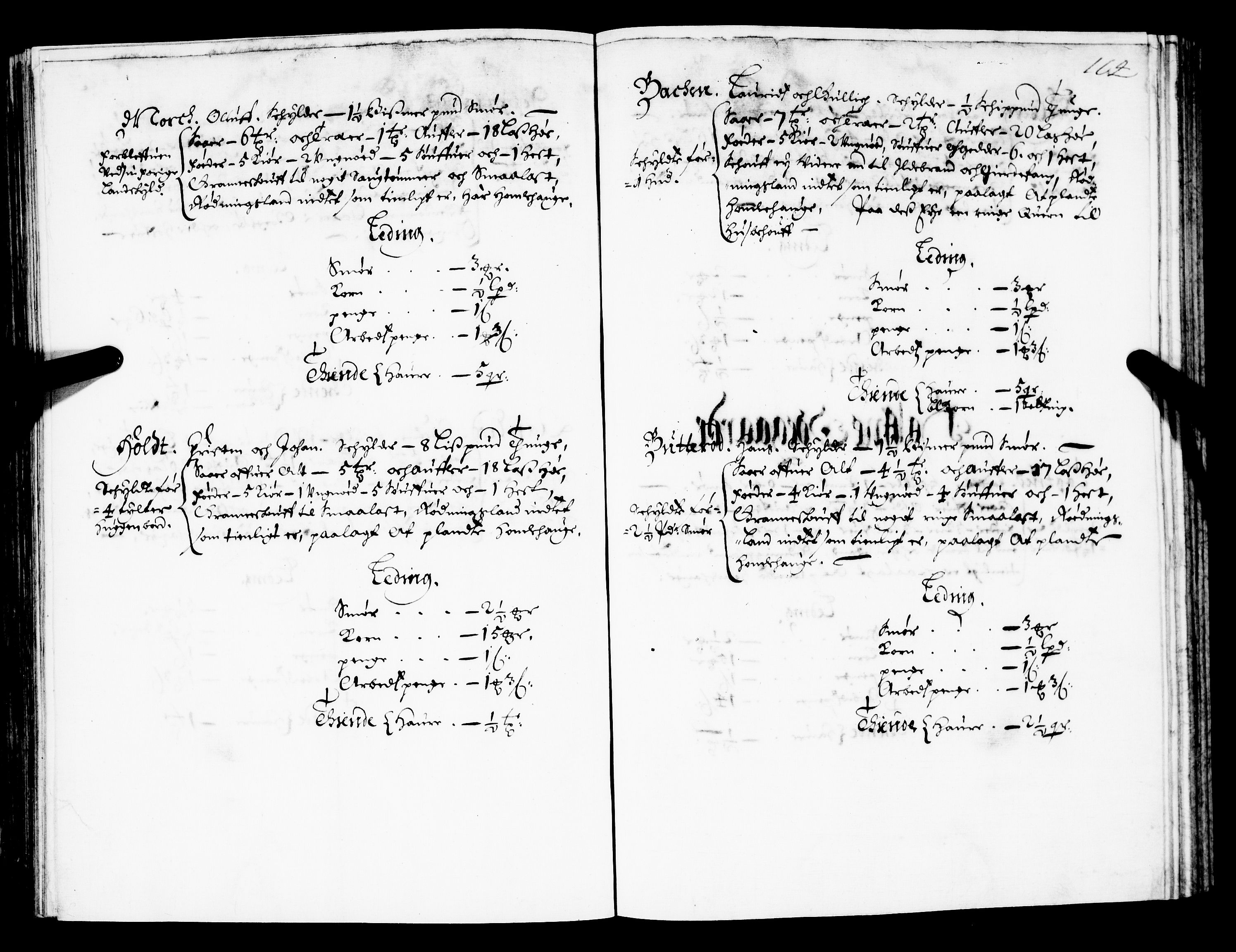 Rentekammeret inntil 1814, Realistisk ordnet avdeling, AV/RA-EA-4070/N/Nb/Nba/L0021: Brunla len, 1667, p. 103b-104a