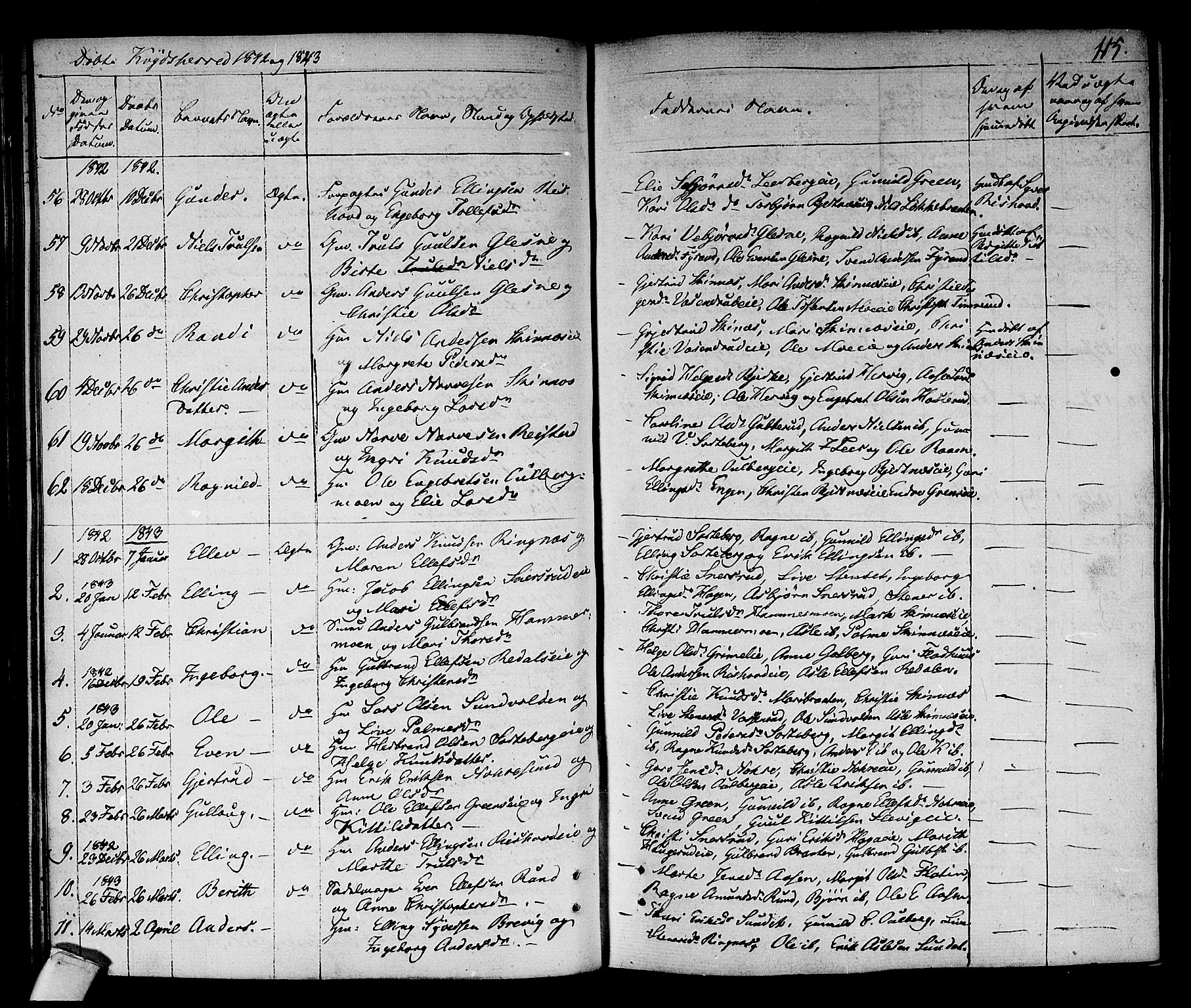 Sigdal kirkebøker, SAKO/A-245/F/Fa/L0006: Parish register (official) no. I 6 /3, 1829-1843, p. 115