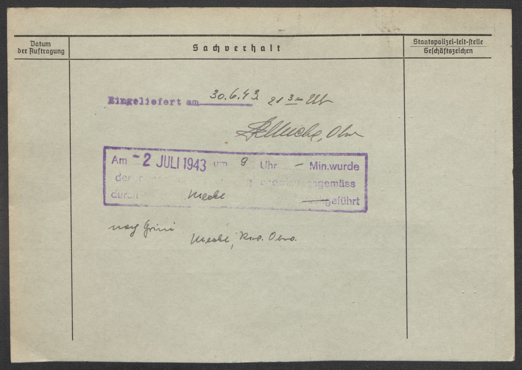 Befehlshaber der Sicherheitspolizei und des SD, RA/RAFA-5969/E/Ea/Eaa/L0003: Register over norske fanger i Møllergata 19: Eng-Hag, 1940-1945, p. 435