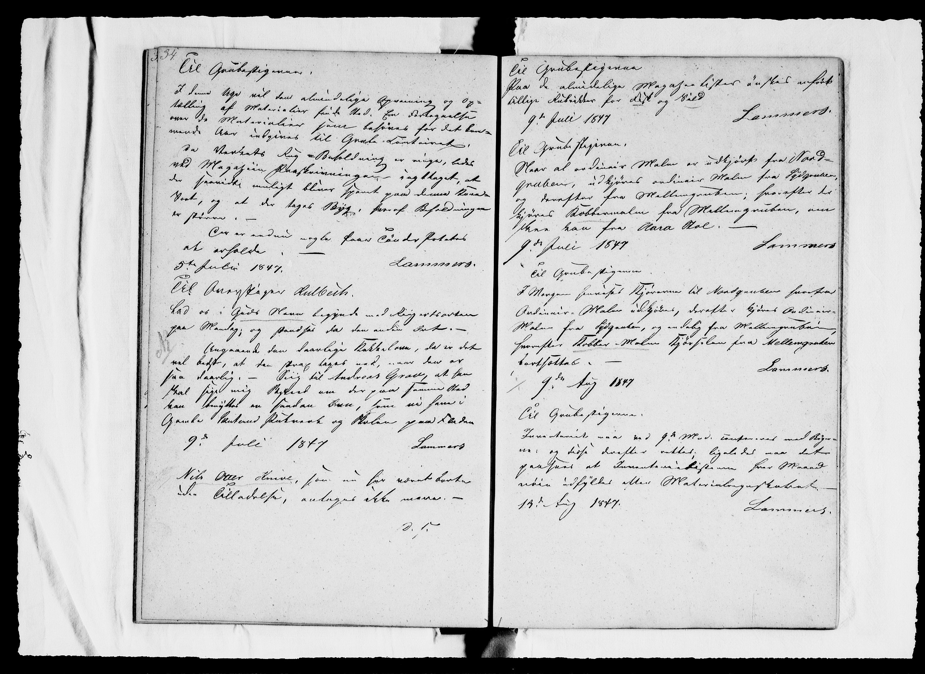 Modums Blaafarveværk, AV/RA-PA-0157/G/Ge/L0312/0001: -- / Journal for Nordgruberne, 1840-1844, p. 37