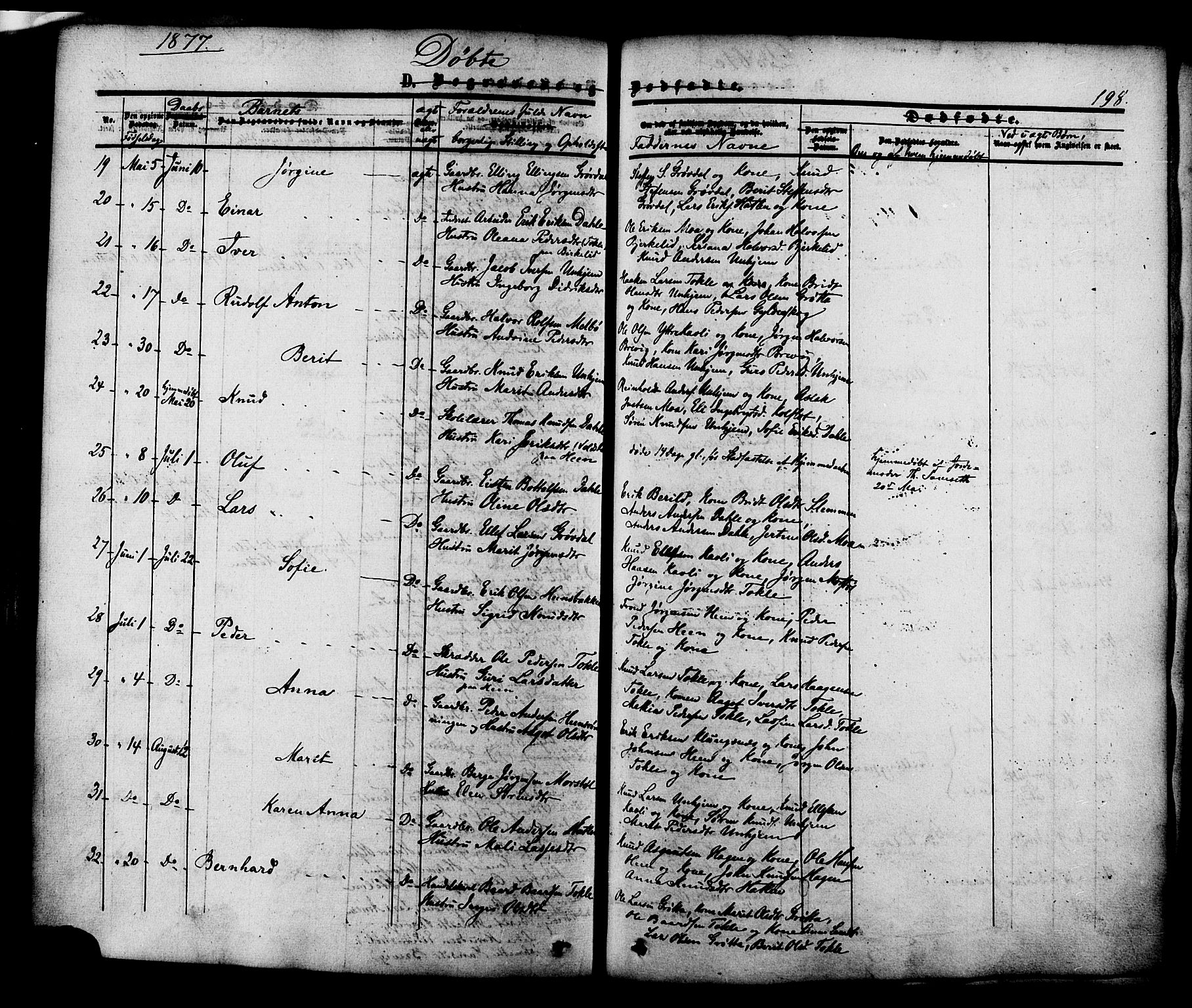 Ministerialprotokoller, klokkerbøker og fødselsregistre - Møre og Romsdal, AV/SAT-A-1454/545/L0586: Parish register (official) no. 545A02, 1854-1877, p. 198