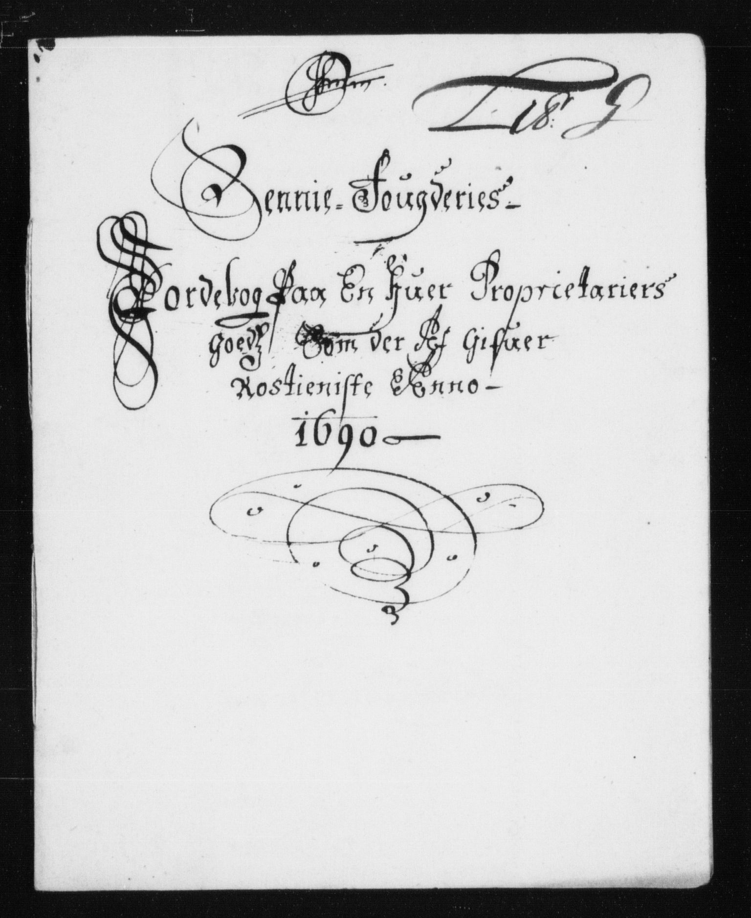 Rentekammeret inntil 1814, Reviderte regnskaper, Stiftamtstueregnskaper, Trondheim stiftamt og Nordland amt, AV/RA-EA-6044/R/Rh/L0015: Nordland amt, 1690