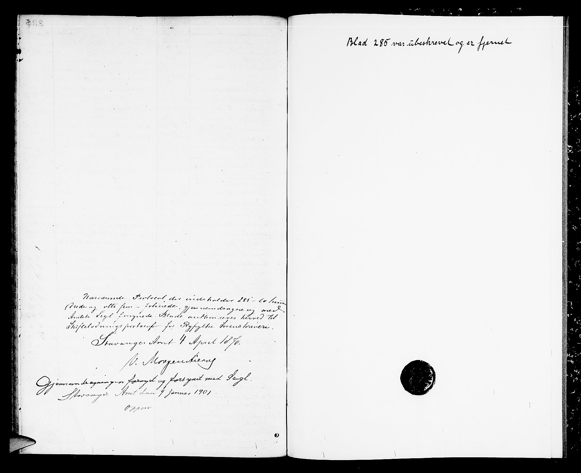 Ryfylke tingrett, SAST/A-100055/001/IV/IVD/L0025: Skifteprotokoll, register i boken, 1870-1876