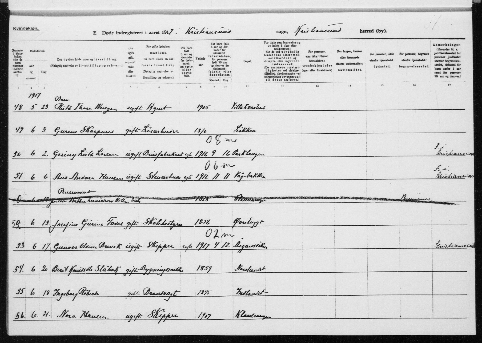 Ministerialprotokoller, klokkerbøker og fødselsregistre - Møre og Romsdal, AV/SAT-A-1454/572/L0863: Parish register (official) no. 572D07, 1917-1935