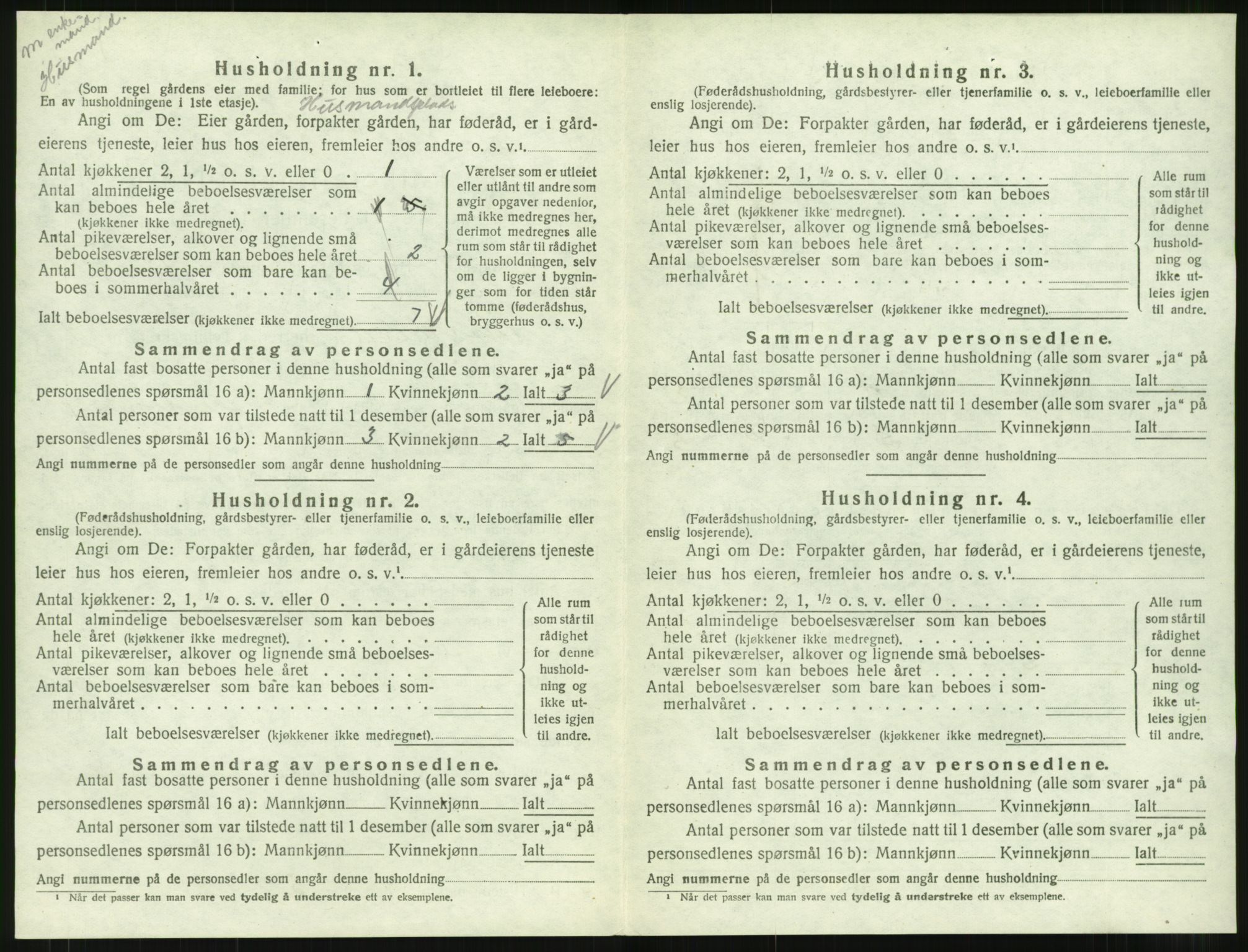 SAT, 1920 census for Åsskard, 1920, p. 40