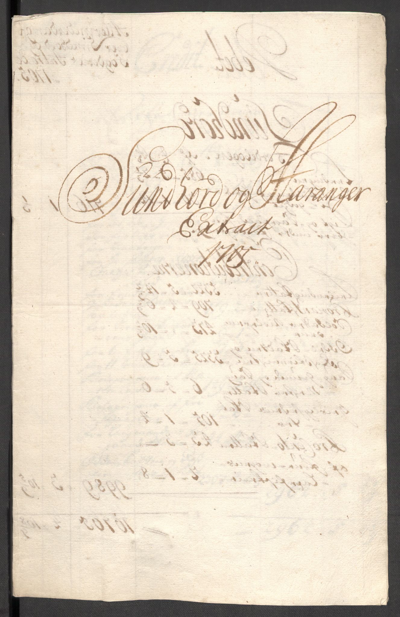 Rentekammeret inntil 1814, Reviderte regnskaper, Fogderegnskap, AV/RA-EA-4092/R48/L2983: Fogderegnskap Sunnhordland og Hardanger, 1705, p. 40