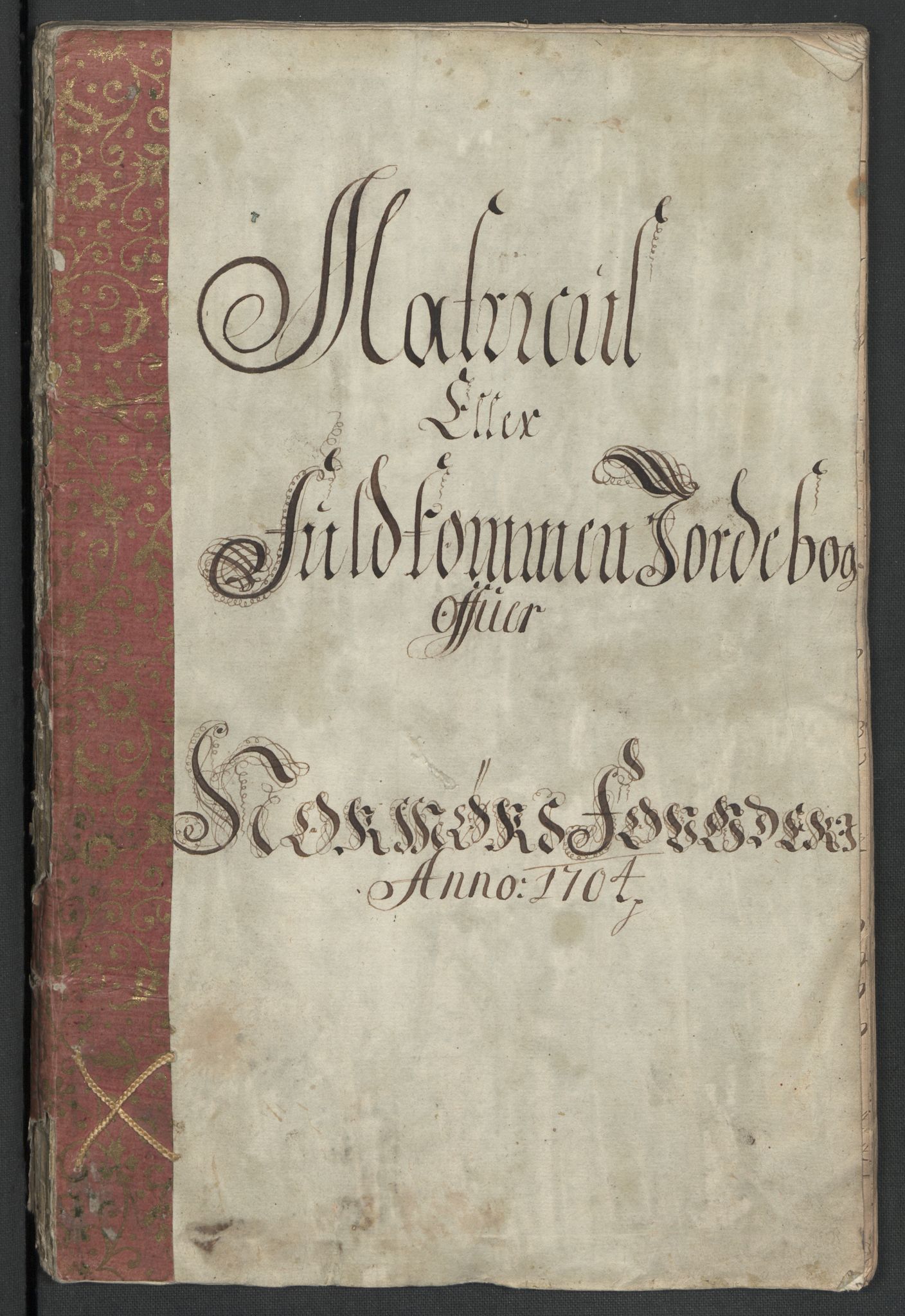 Rentekammeret inntil 1814, Reviderte regnskaper, Fogderegnskap, RA/EA-4092/R56/L3740: Fogderegnskap Nordmøre, 1703-1704, p. 205