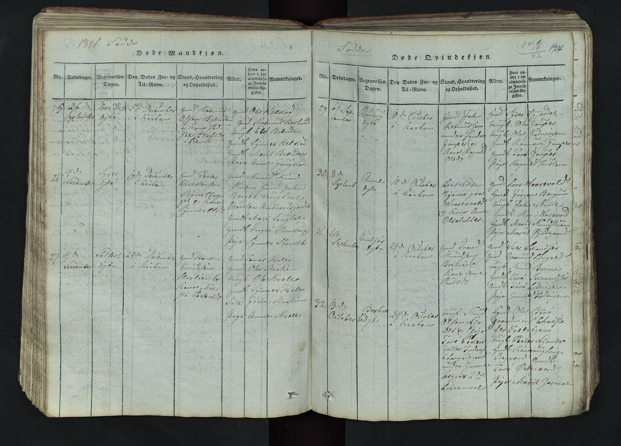 Lom prestekontor, AV/SAH-PREST-070/L/L0002: Parish register (copy) no. 2, 1815-1844, p. 174