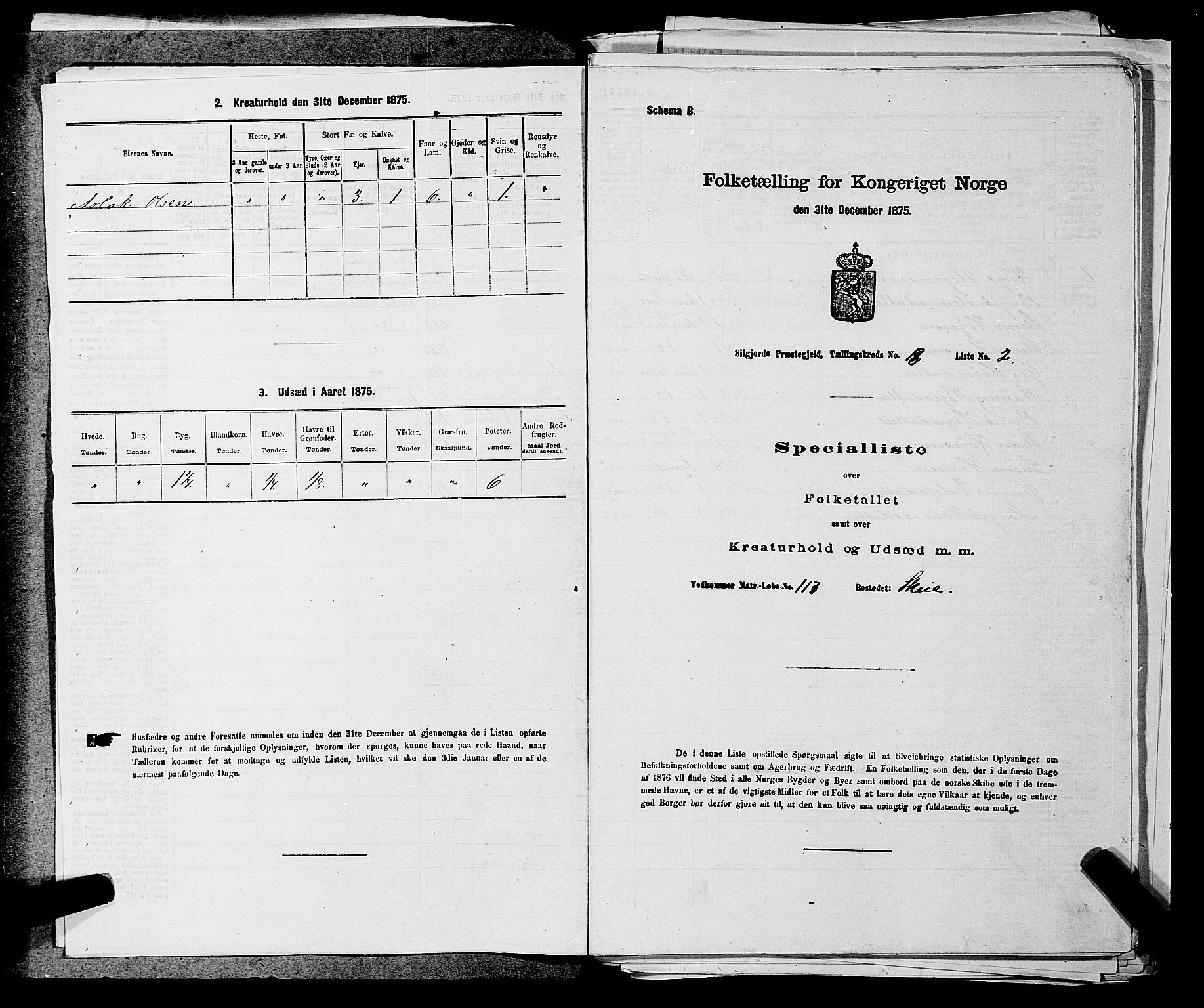 SAKO, 1875 census for 0828P Seljord, 1875, p. 910