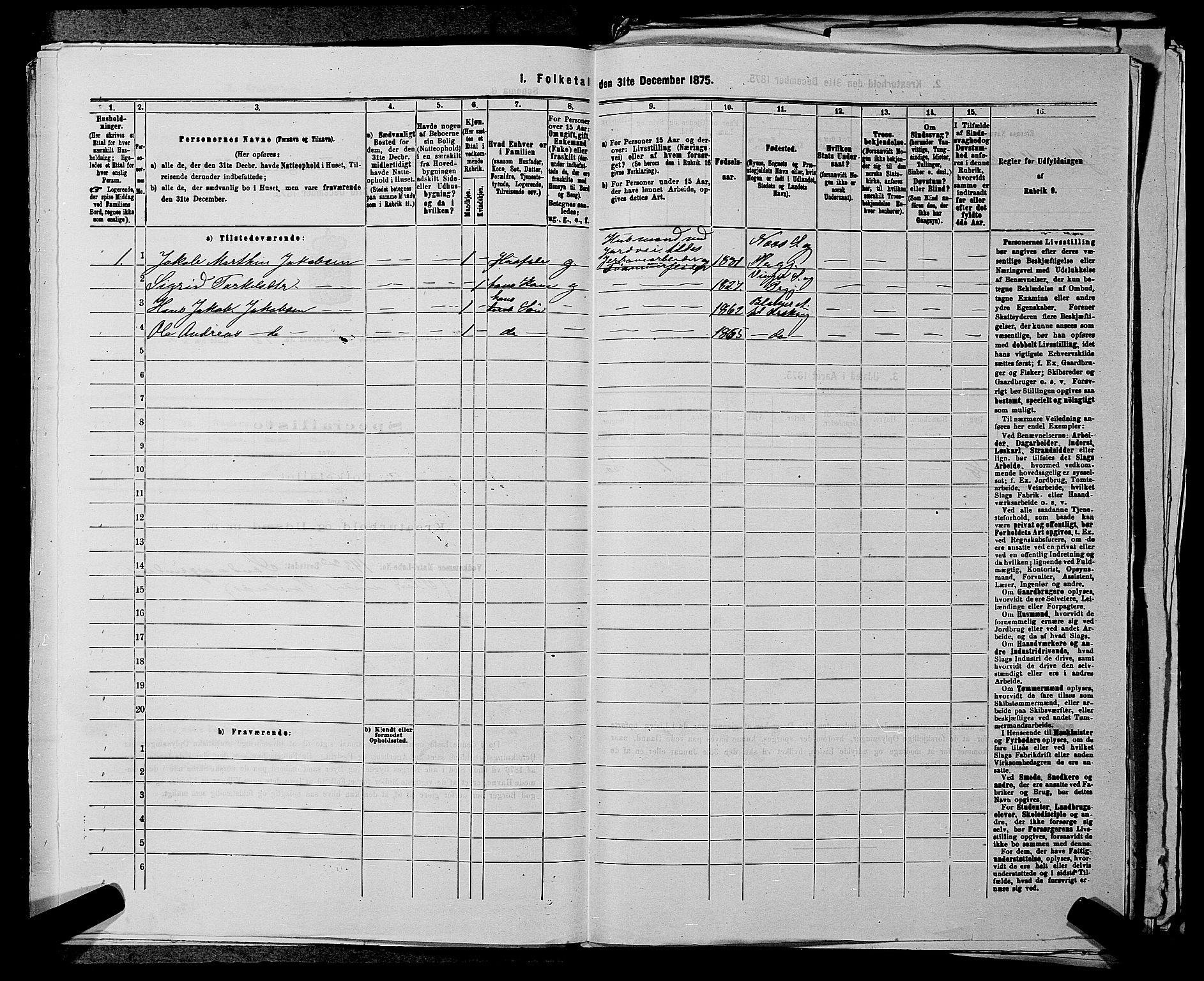 RA, 1875 census for 0224P Aurskog, 1875, p. 1340