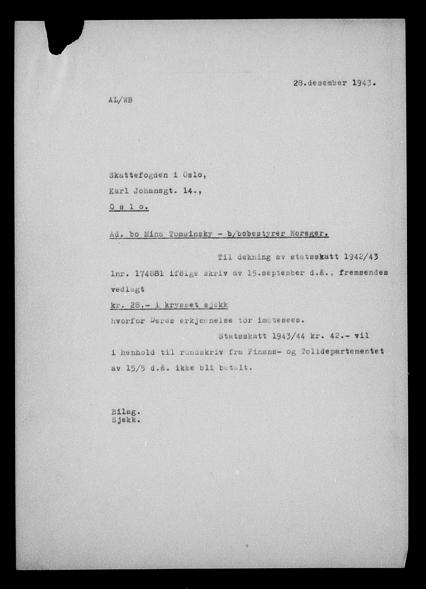 Justisdepartementet, Tilbakeføringskontoret for inndratte formuer, AV/RA-S-1564/H/Hc/Hcc/L0984: --, 1945-1947, p. 37