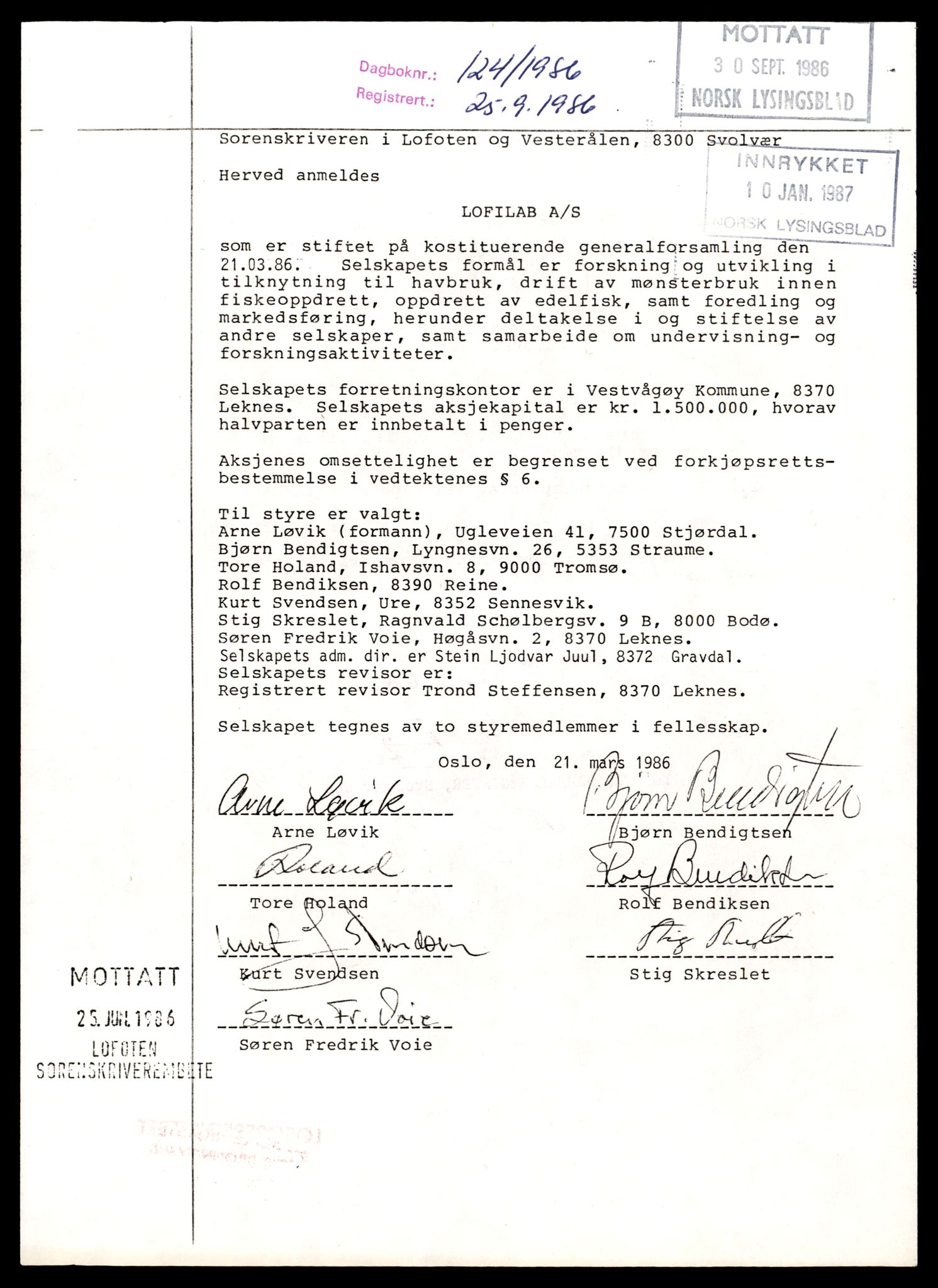 Lofoten sorenskriveri, AV/SAT-A-0017/2/J/Jd/Jdc/L0011: Bilag, Lob-Lof, 1944-1990, p. 7