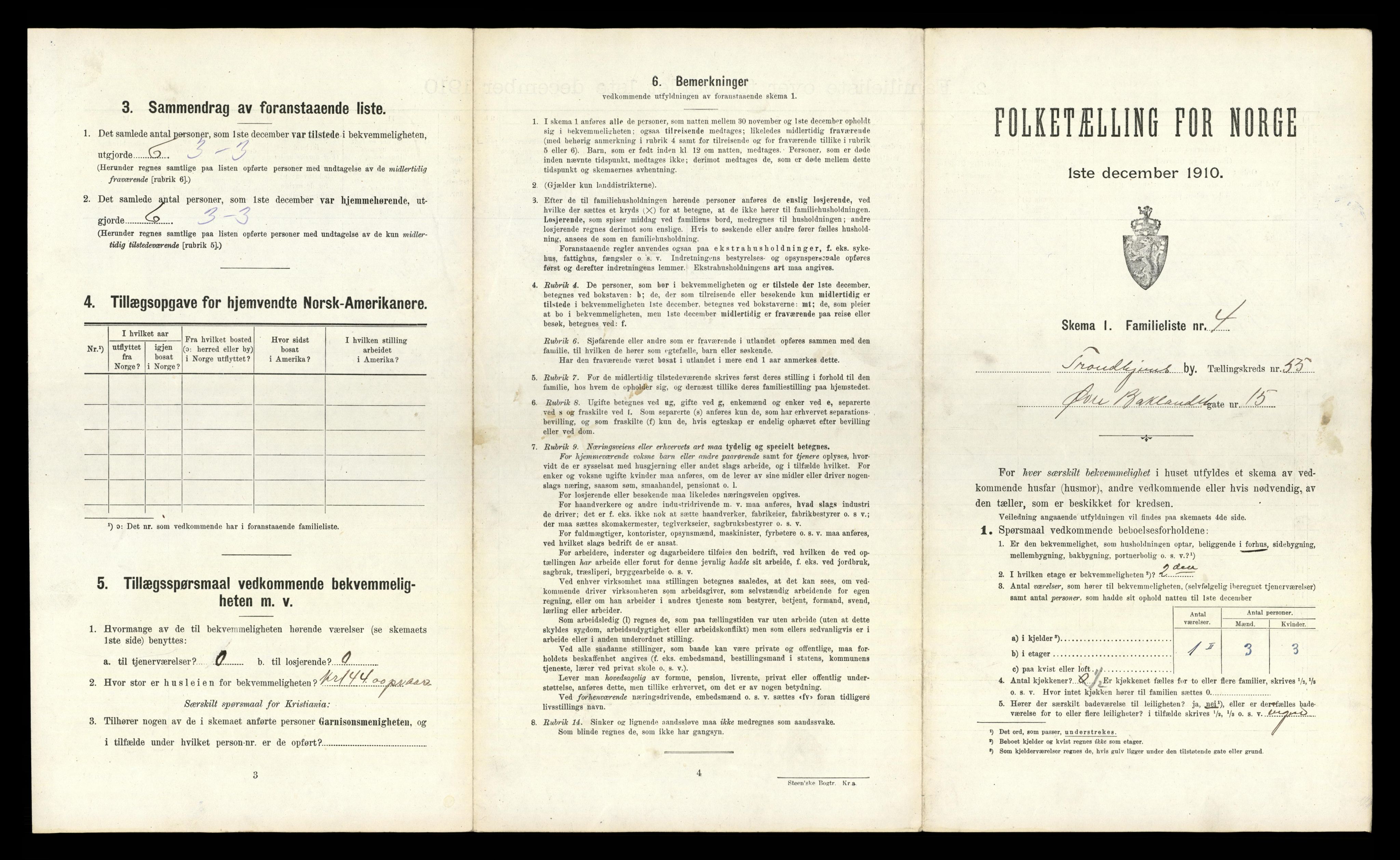 RA, 1910 census for Trondheim, 1910, p. 14349