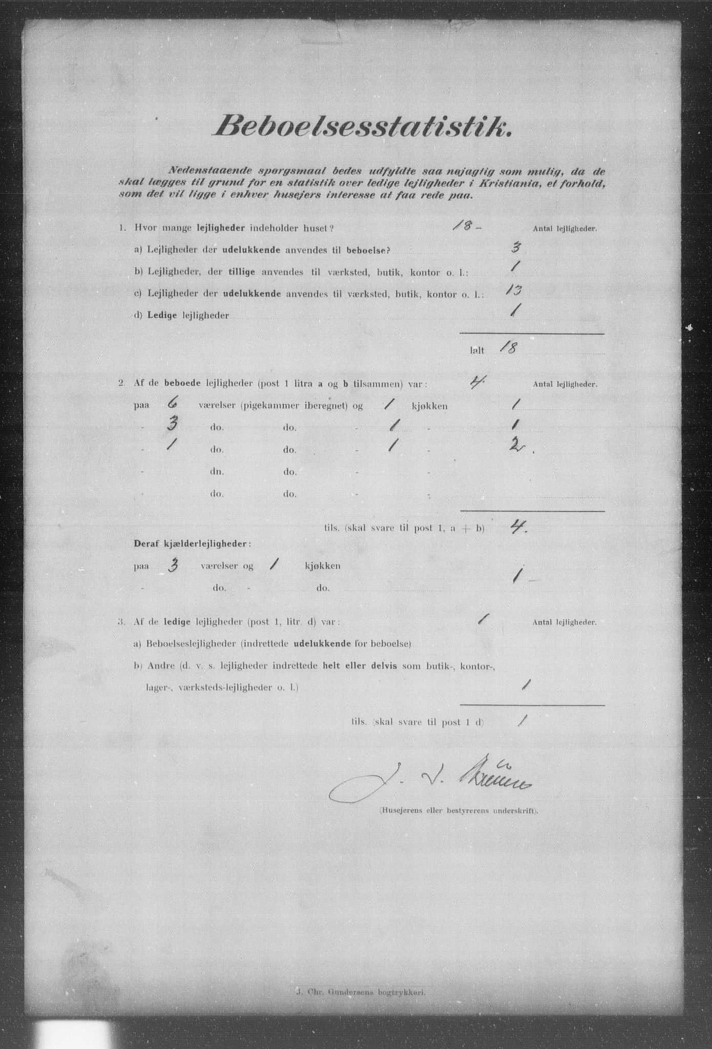 OBA, Municipal Census 1902 for Kristiania, 1902, p. 23707