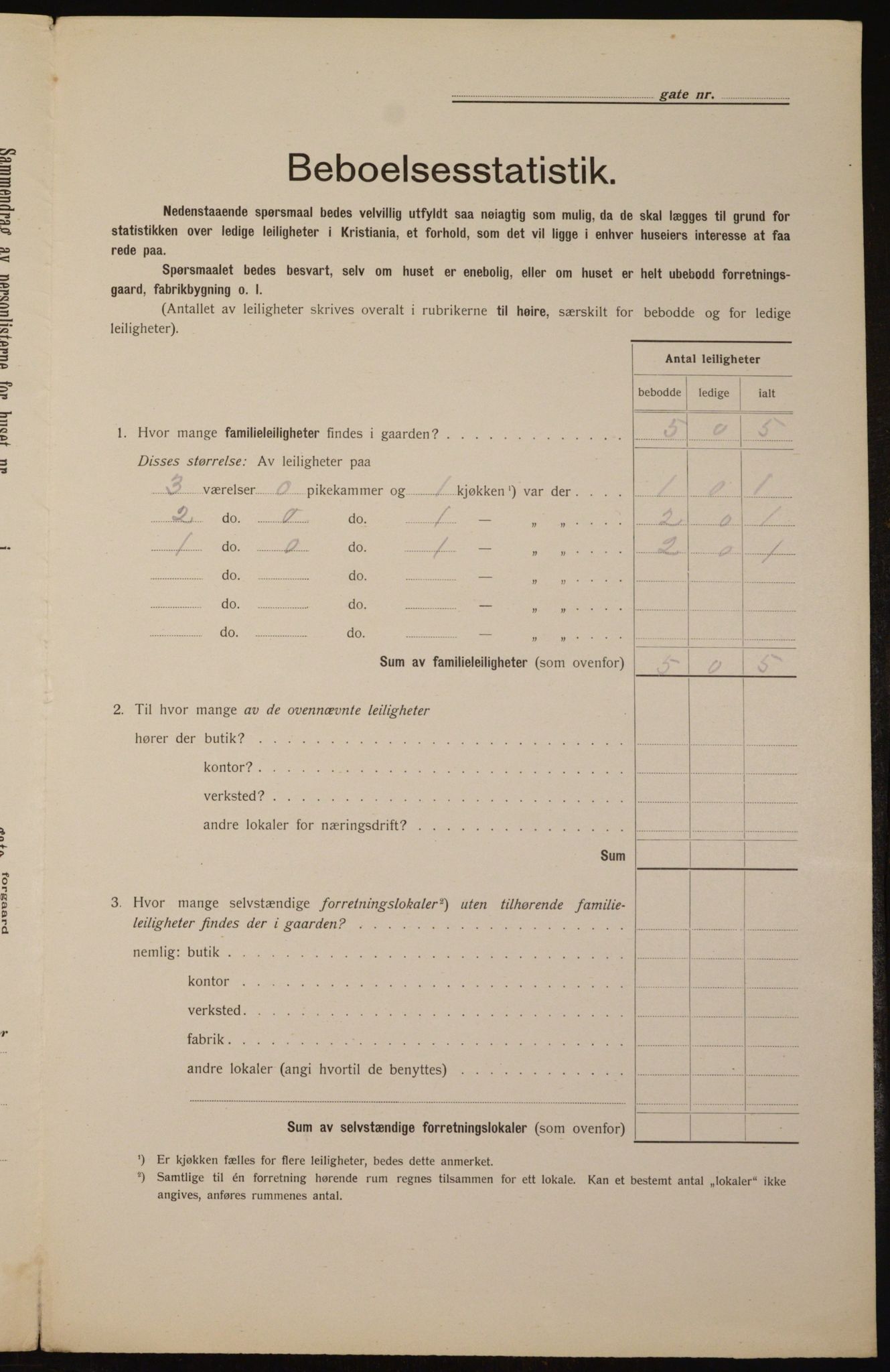 OBA, Municipal Census 1912 for Kristiania, 1912, p. 103697