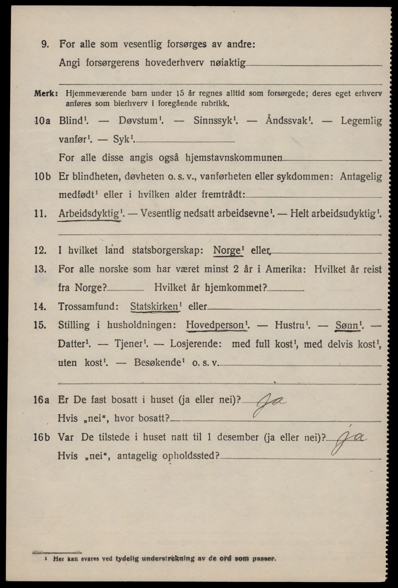 SAKO, 1920 census for Lårdal, 1920, p. 3306