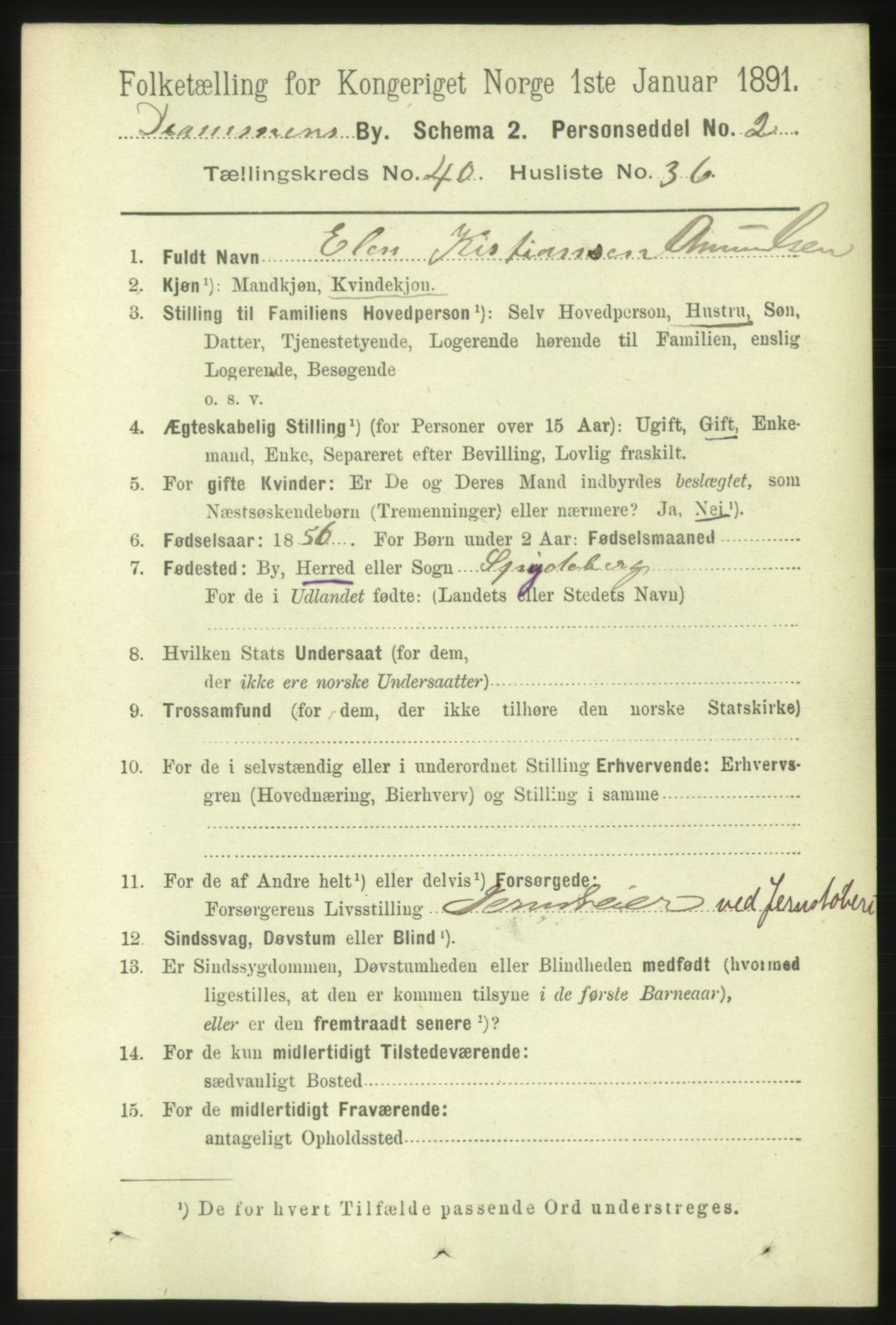 RA, 1891 census for 0602 Drammen, 1891, p. 24142