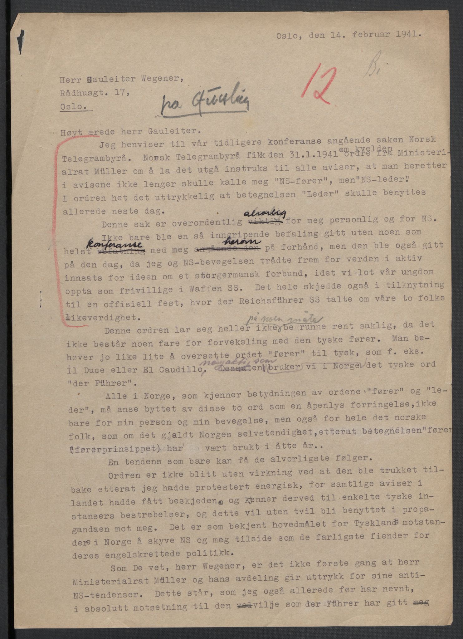 Landssvikarkivet, Oslo politikammer, AV/RA-S-3138-01/D/Da/L0003: Dnr. 29, 1945, p. 462