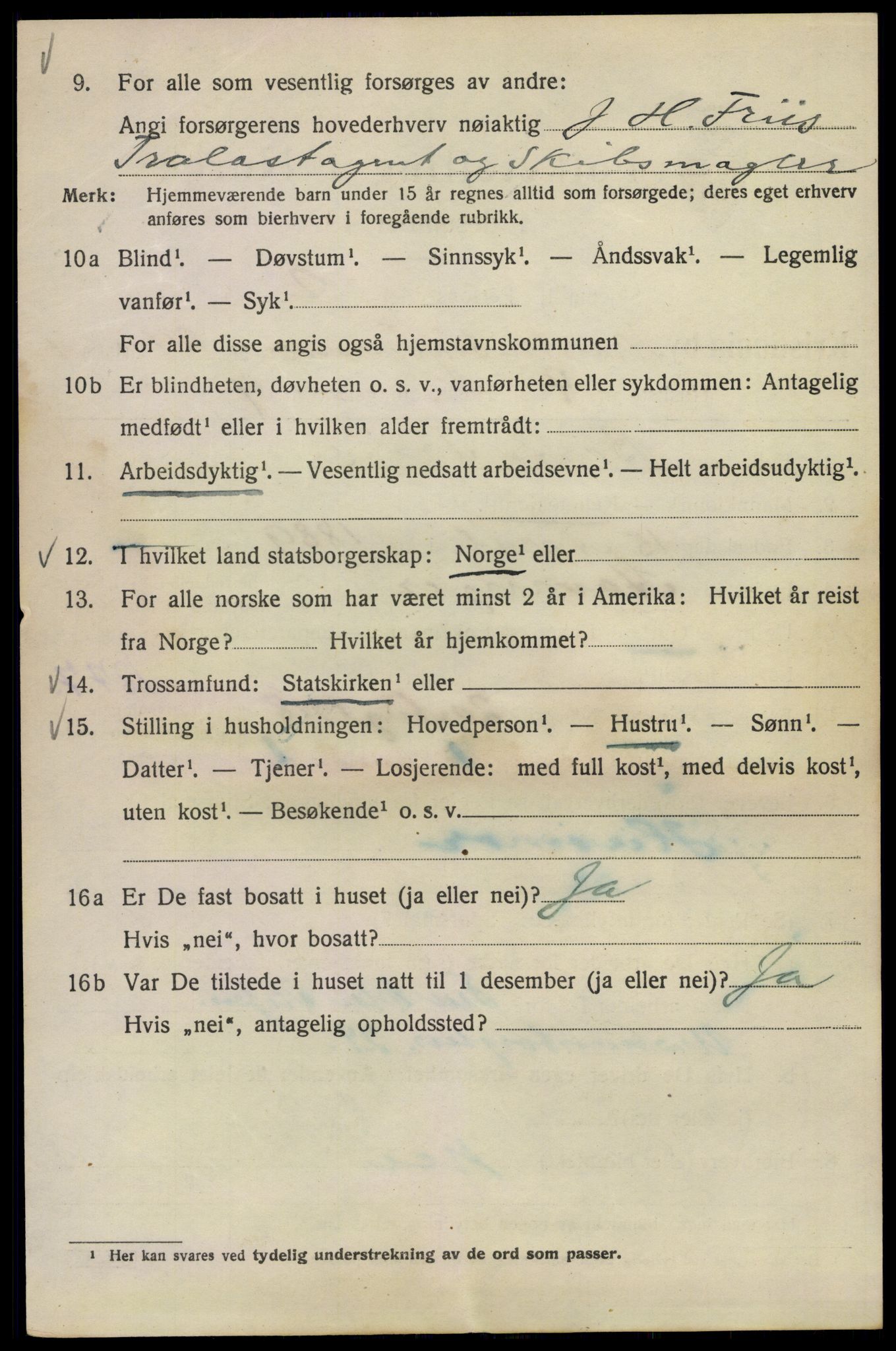 SAO, 1920 census for Kristiania, 1920, p. 619344