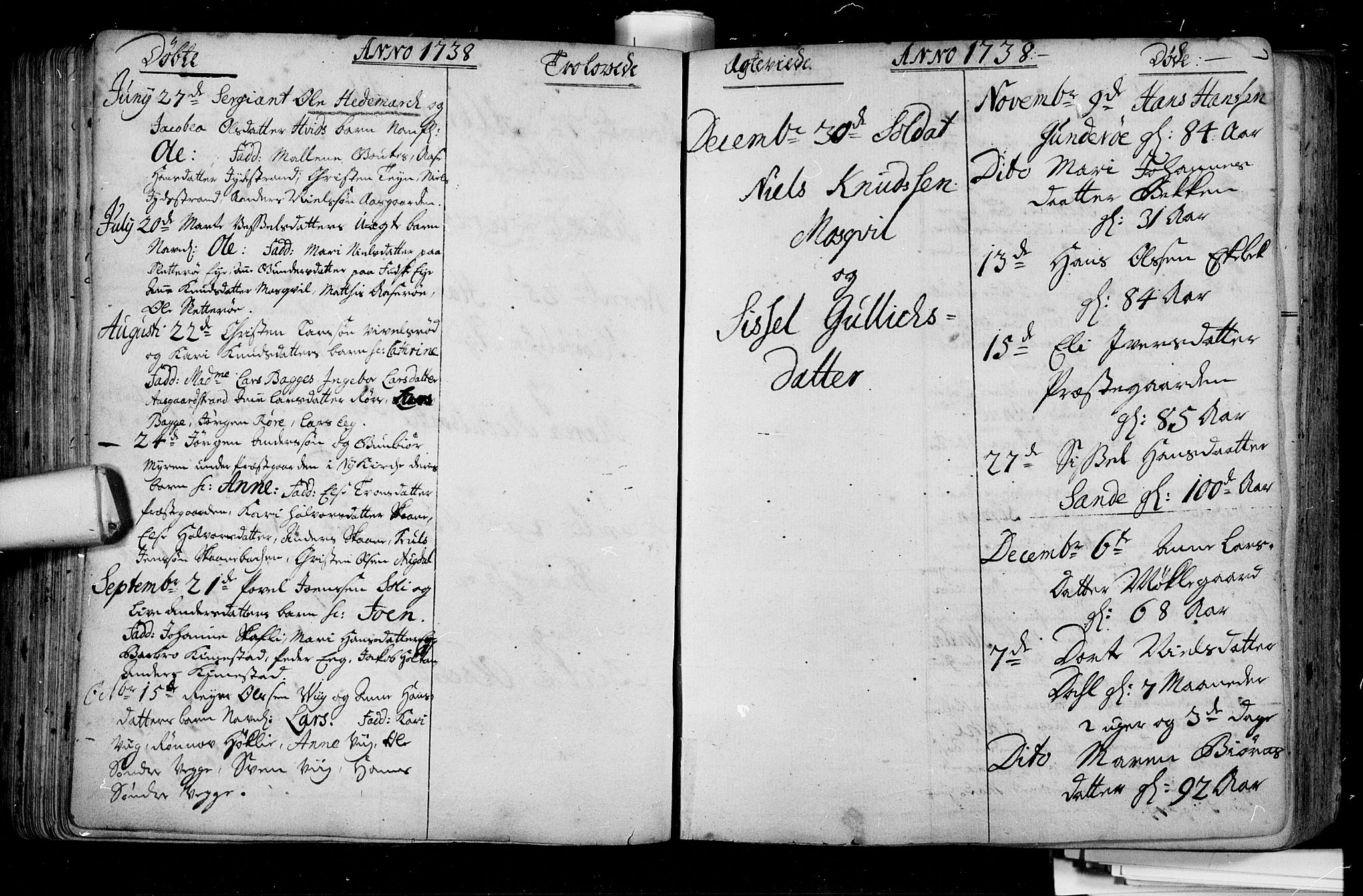 Borre kirkebøker, AV/SAKO-A-338/F/Fa/L0001: Parish register (official) no. I 1, 1710-1750, p. 94