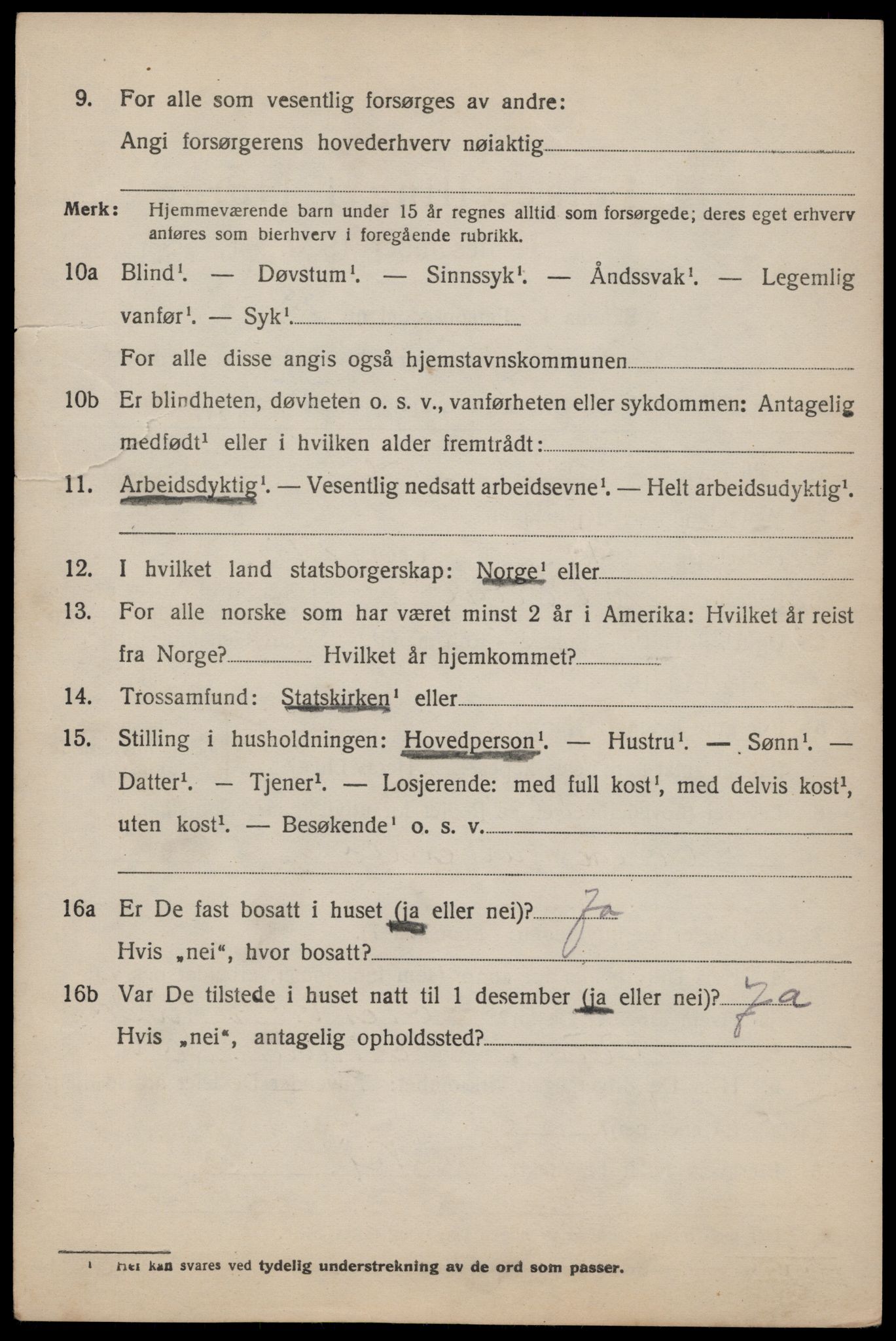 SAST, 1920 census for Forsand, 1920, p. 1782