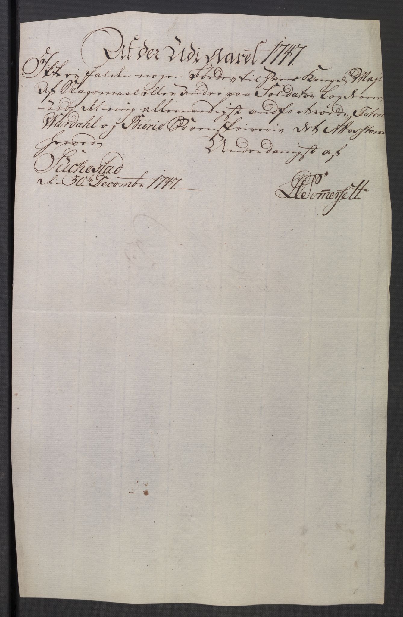 Rentekammeret inntil 1814, Reviderte regnskaper, Fogderegnskap, AV/RA-EA-4092/R18/L1346: Fogderegnskap Hadeland, Toten og Valdres, 1747-1748, p. 109