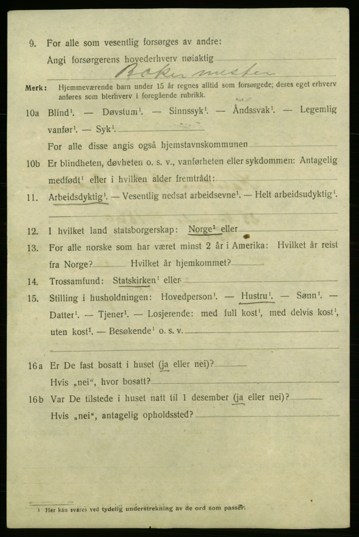 SAO, 1920 census for Fredrikshald, 1920, p. 28045