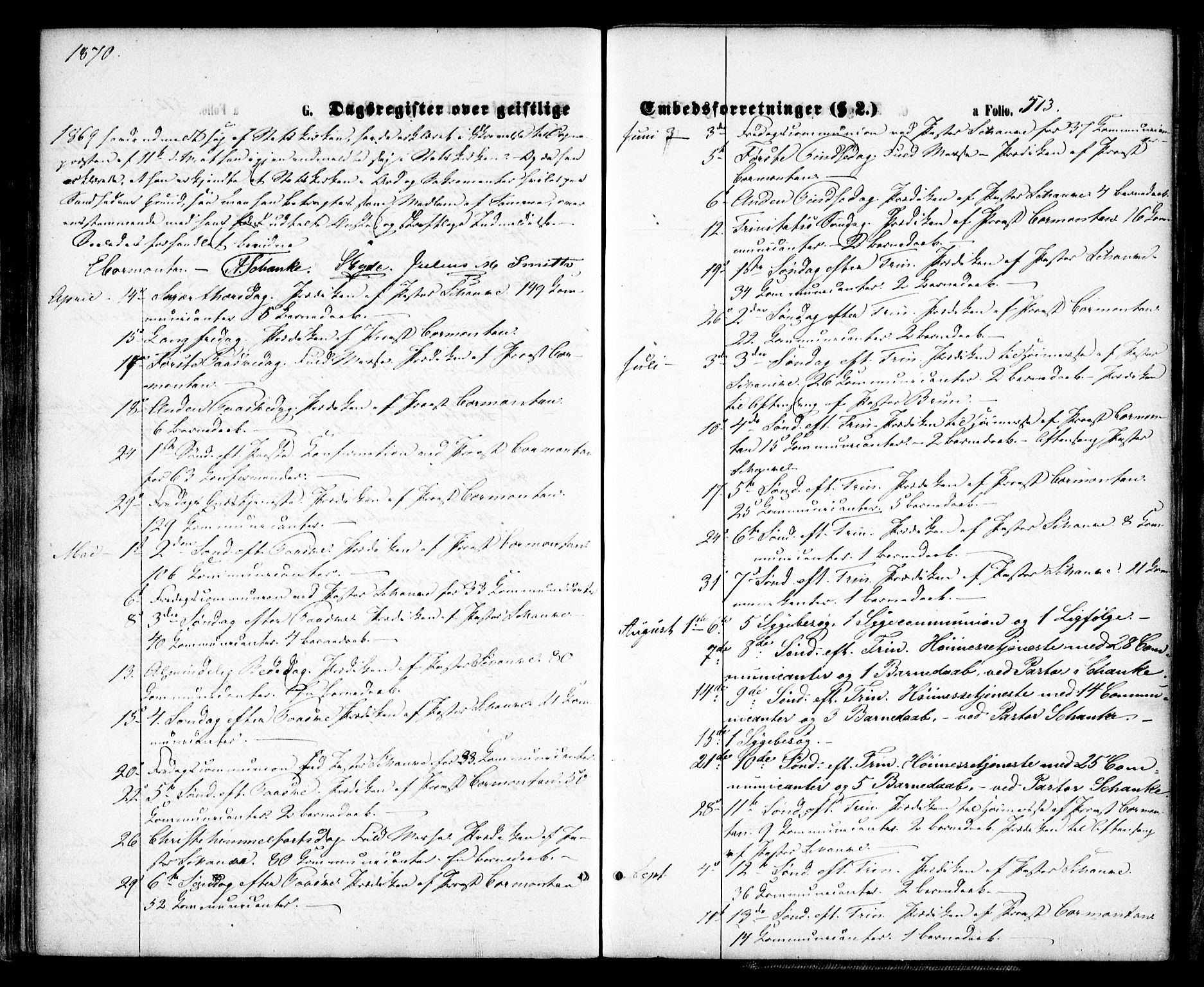 Arendal sokneprestkontor, Trefoldighet, SAK/1111-0040/F/Fa/L0007: Parish register (official) no. A 7, 1868-1878, p. 513