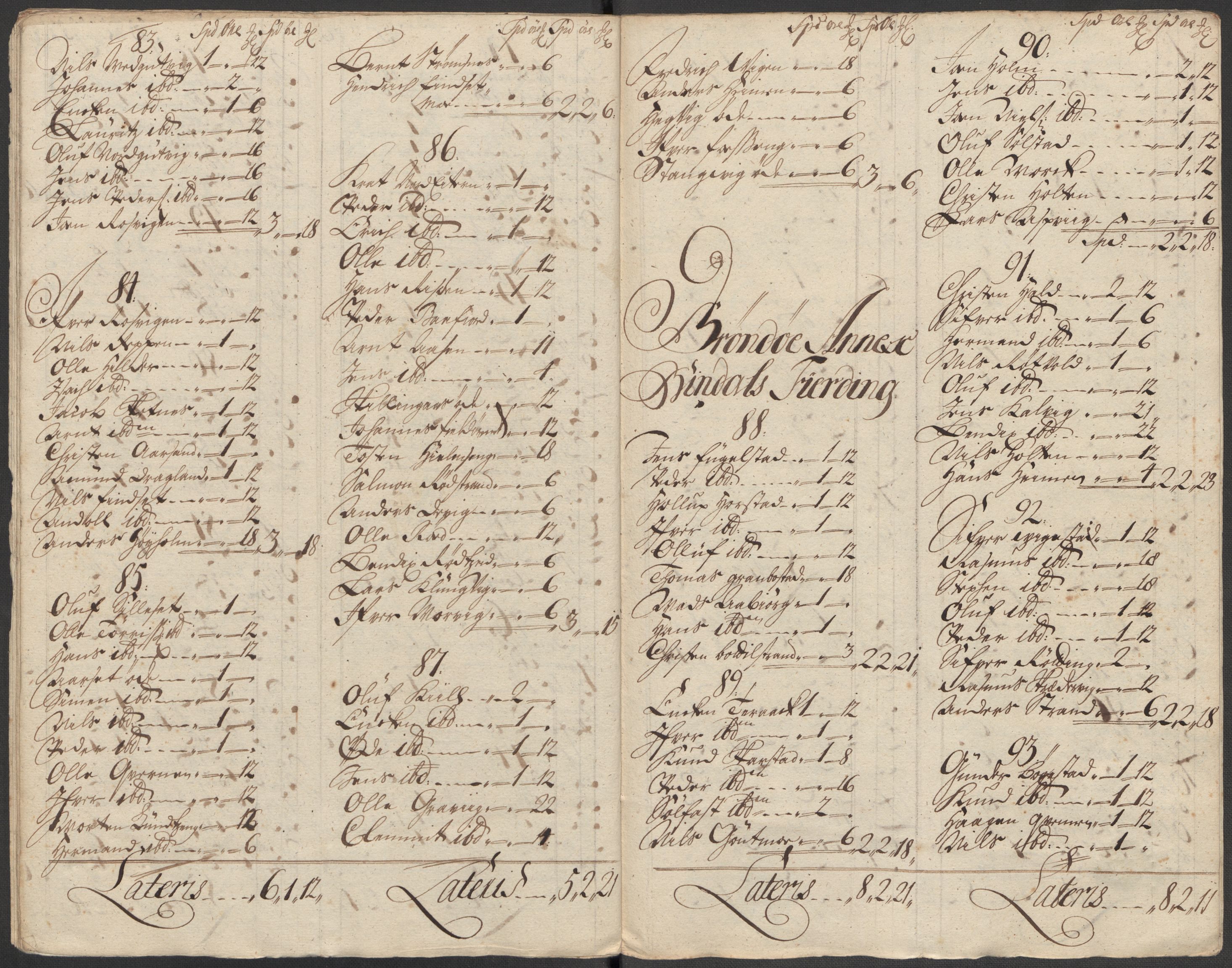 Rentekammeret inntil 1814, Reviderte regnskaper, Fogderegnskap, RA/EA-4092/R64/L4437: Fogderegnskap Namdal, 1716, p. 98