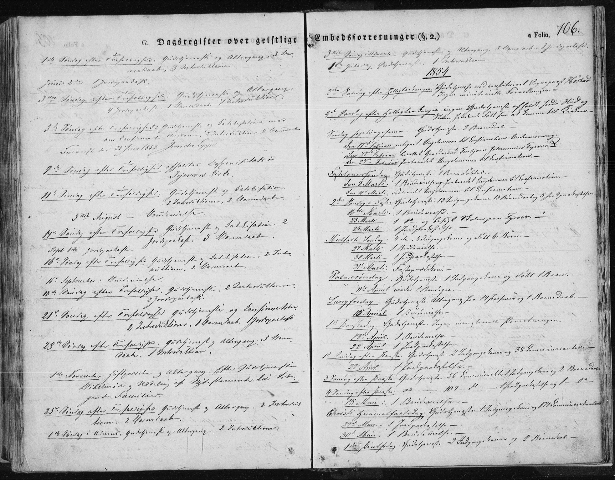 Tysvær sokneprestkontor, SAST/A -101864/H/Ha/Haa/L0001: Parish register (official) no. A 1.2, 1831-1856, p. 706