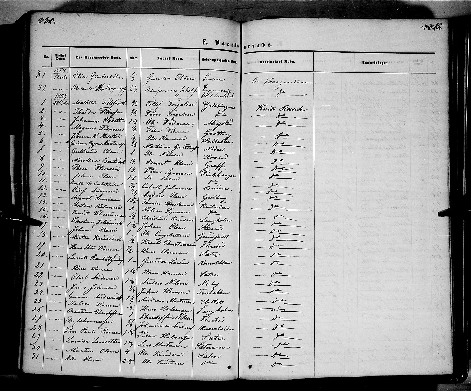Elverum prestekontor, SAH/PREST-044/H/Ha/Haa/L0010: Parish register (official) no. 10, 1857-1868, p. 330