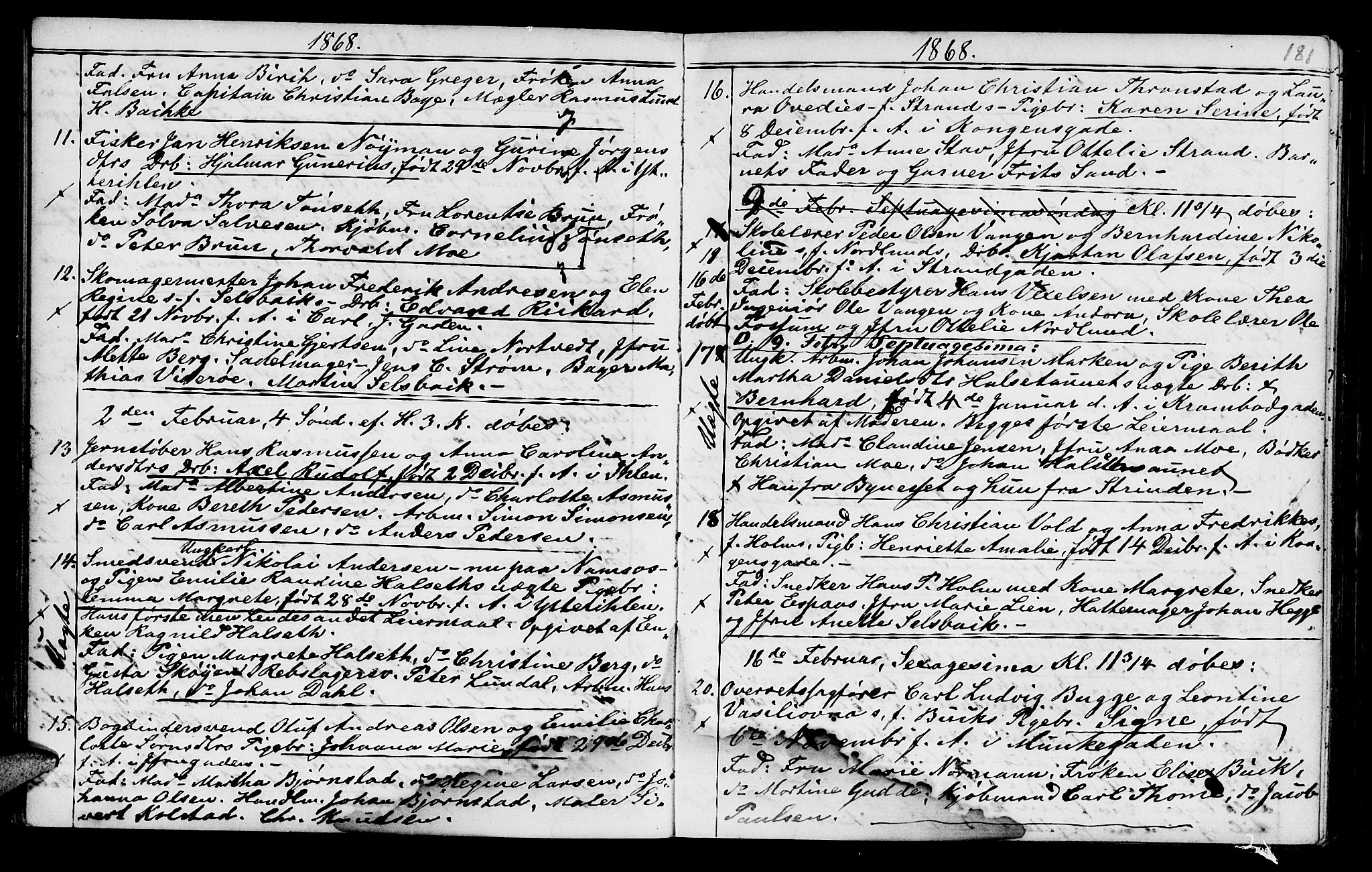 Ministerialprotokoller, klokkerbøker og fødselsregistre - Sør-Trøndelag, SAT/A-1456/602/L0140: Parish register (copy) no. 602C08, 1864-1872, p. 180-181