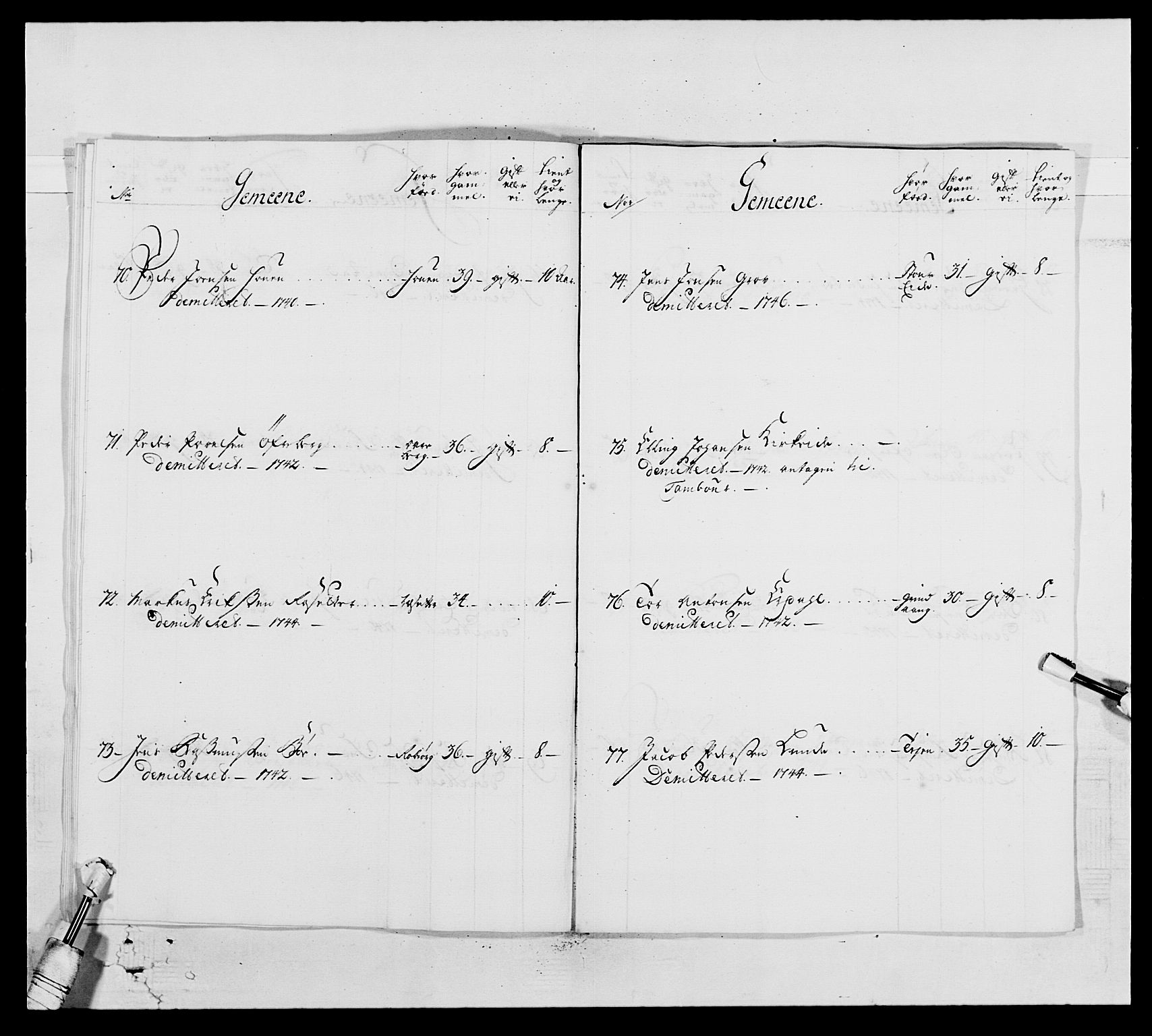 Kommanderende general (KG I) med Det norske krigsdirektorium, AV/RA-EA-5419/E/Ea/L0517: 1. Bergenhusiske regiment, 1742-1756, p. 190