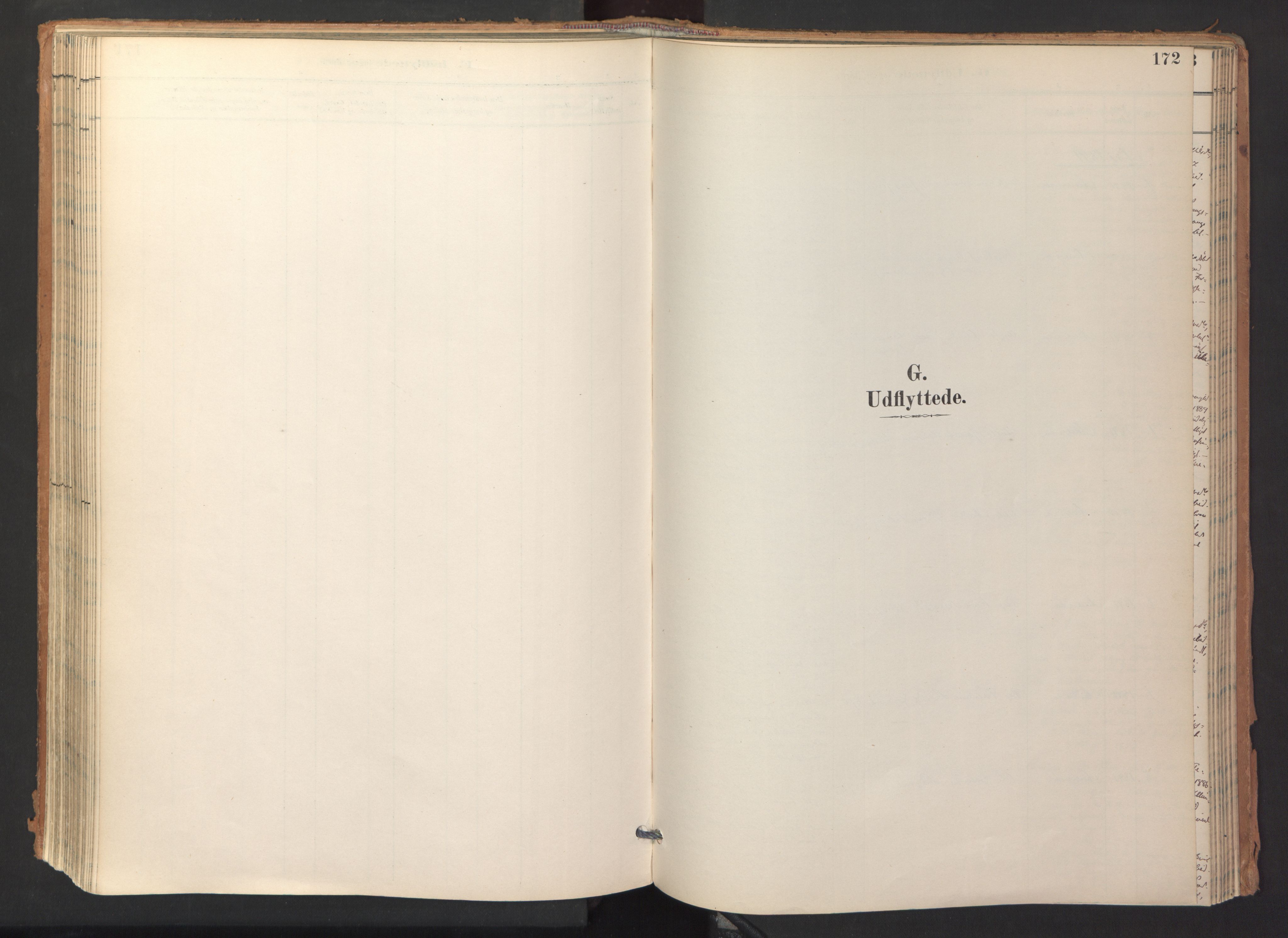 Ministerialprotokoller, klokkerbøker og fødselsregistre - Sør-Trøndelag, SAT/A-1456/688/L1025: Parish register (official) no. 688A02, 1891-1909, p. 172
