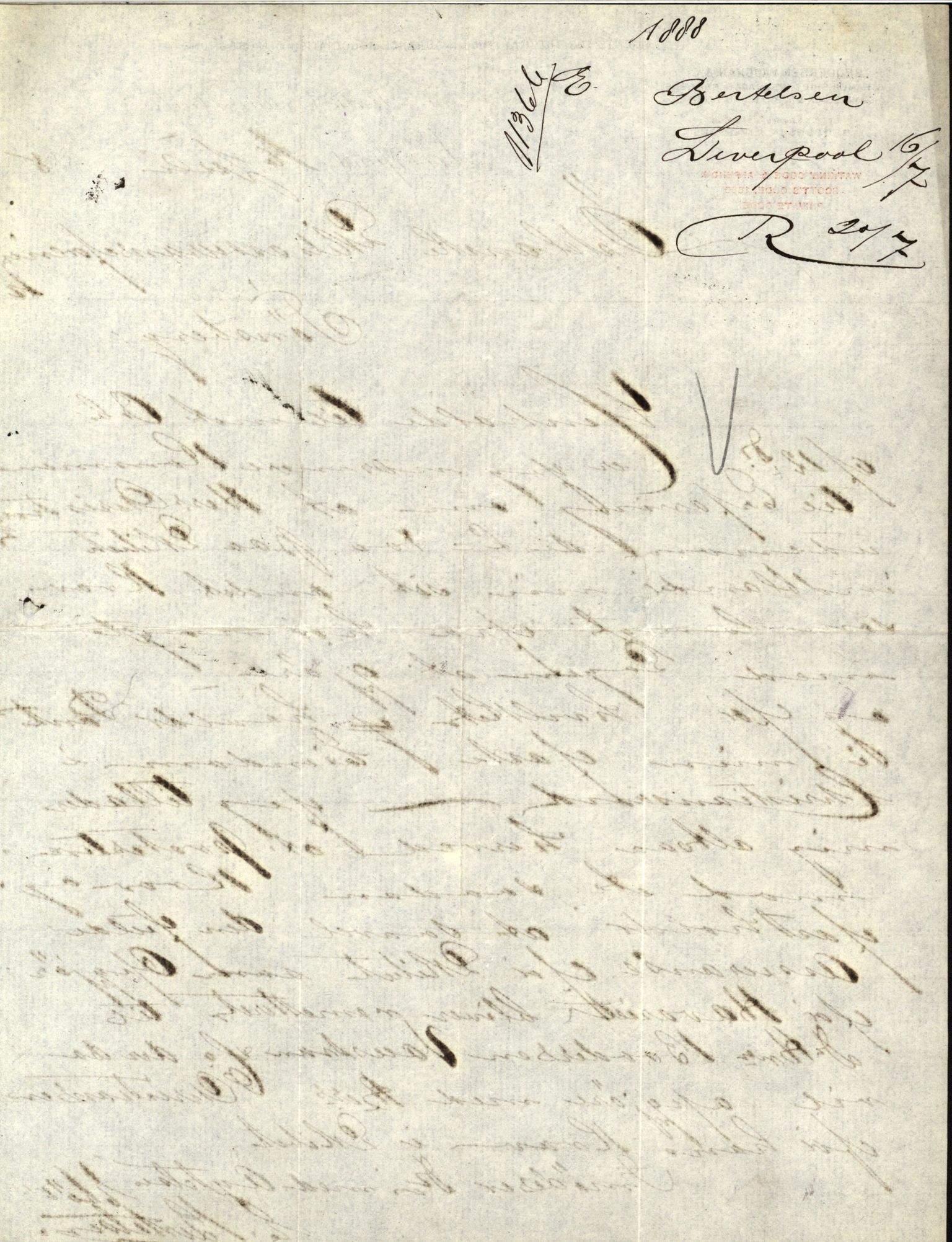 Pa 63 - Østlandske skibsassuranceforening, VEMU/A-1079/G/Ga/L0022/0007: Havaridokumenter / Nyassa, Mjølner, 1888, p. 5