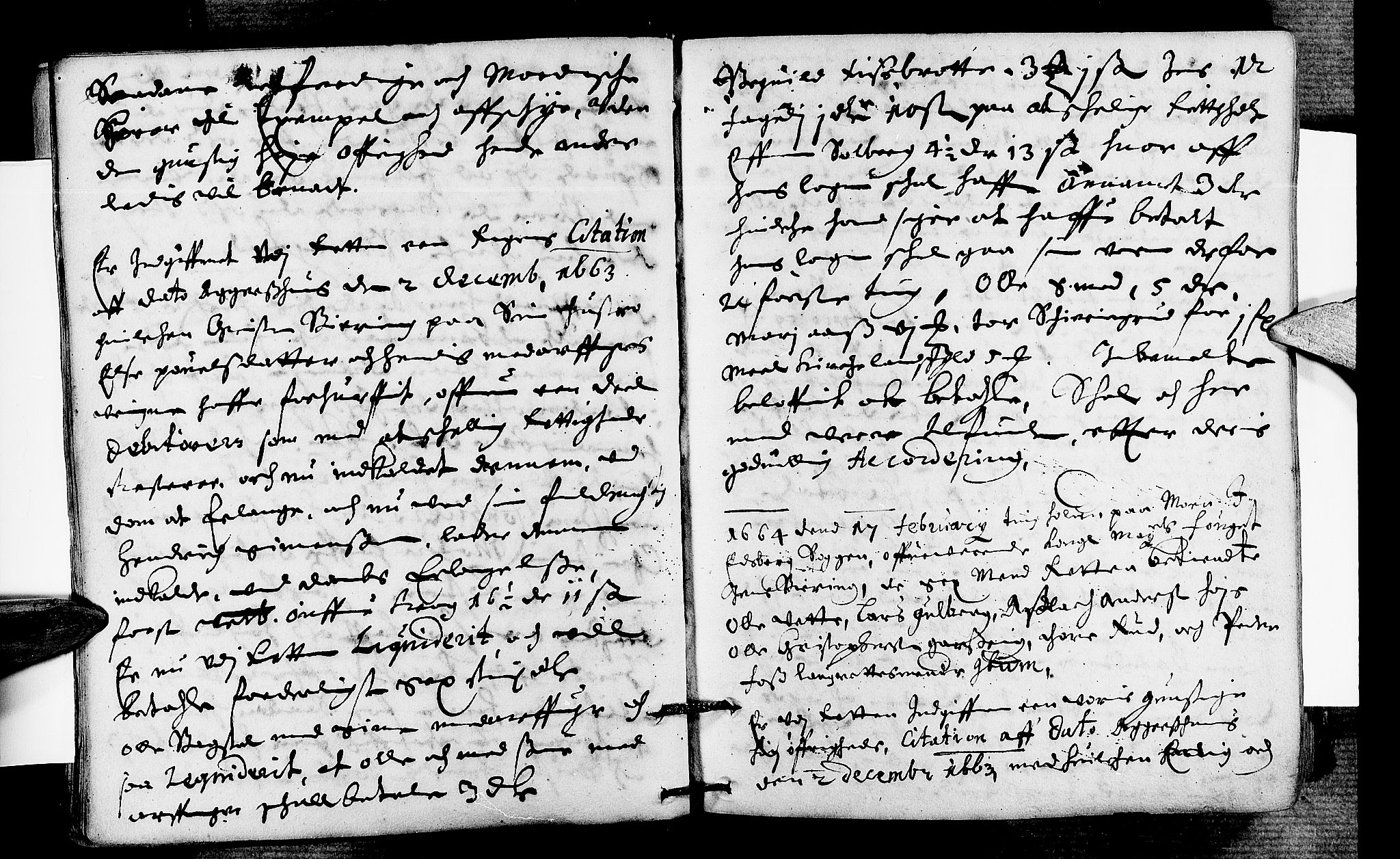 Heggen og Frøland sorenskriveri I, AV/SAO-A-11556/F/Fb/L0006: Tingbok, 1664, p. 11b-12a