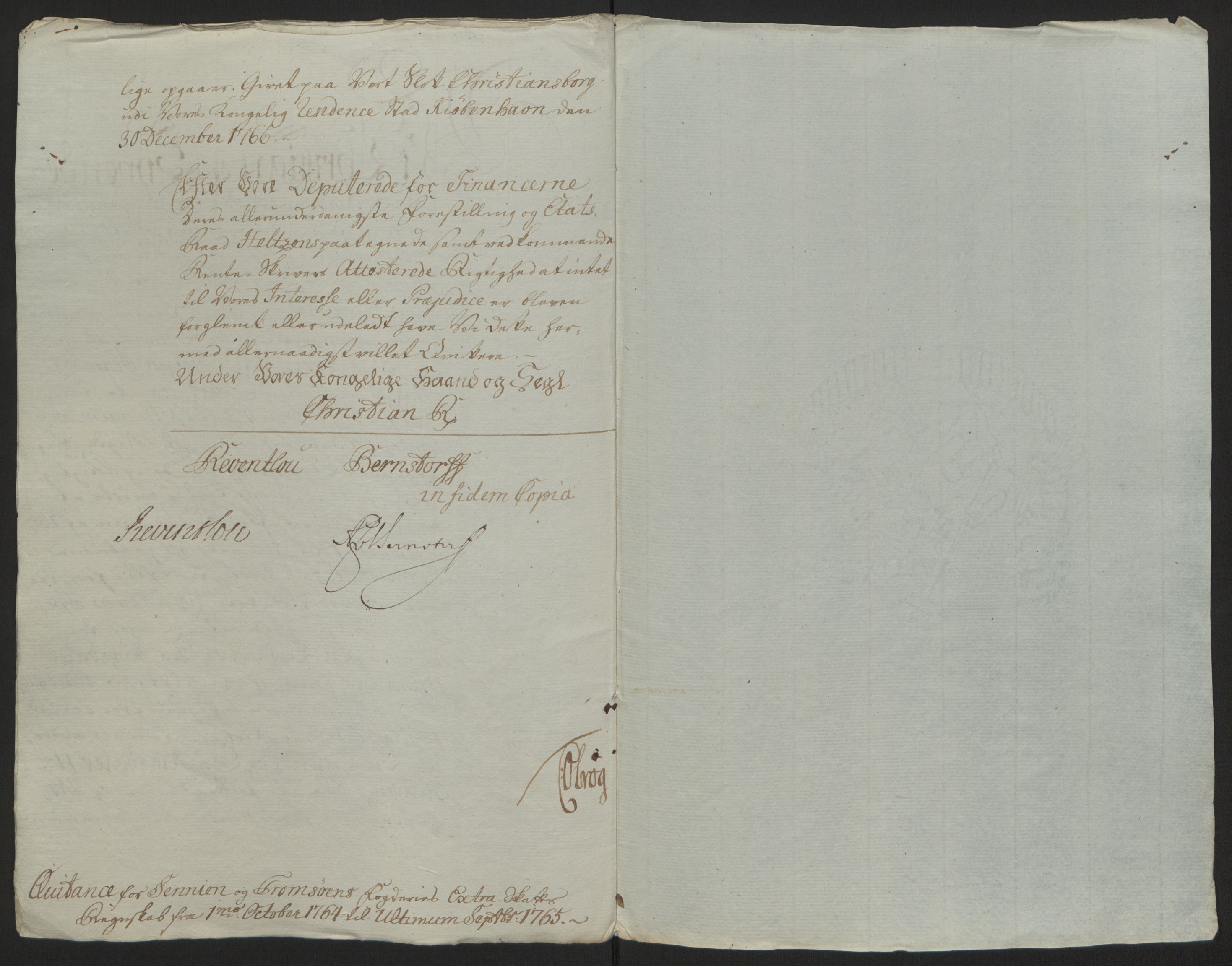 Rentekammeret inntil 1814, Reviderte regnskaper, Fogderegnskap, RA/EA-4092/R68/L4845: Ekstraskatten Senja og Troms, 1762-1765, p. 494