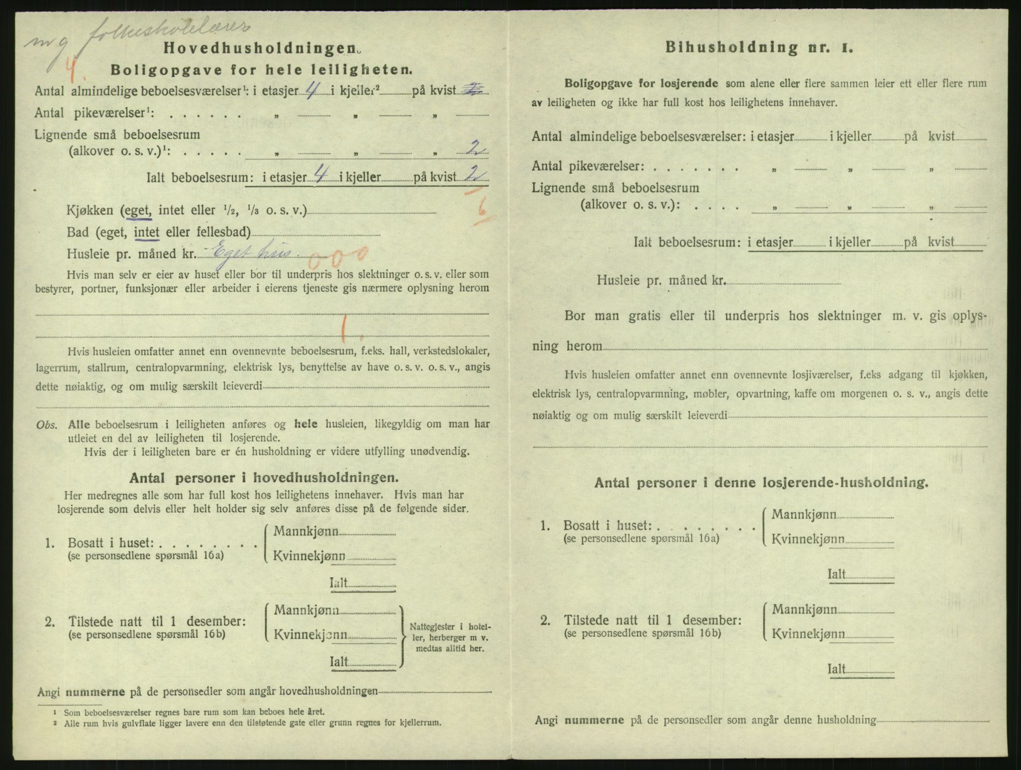 SAK, 1920 census for Grimstad, 1920, p. 1948