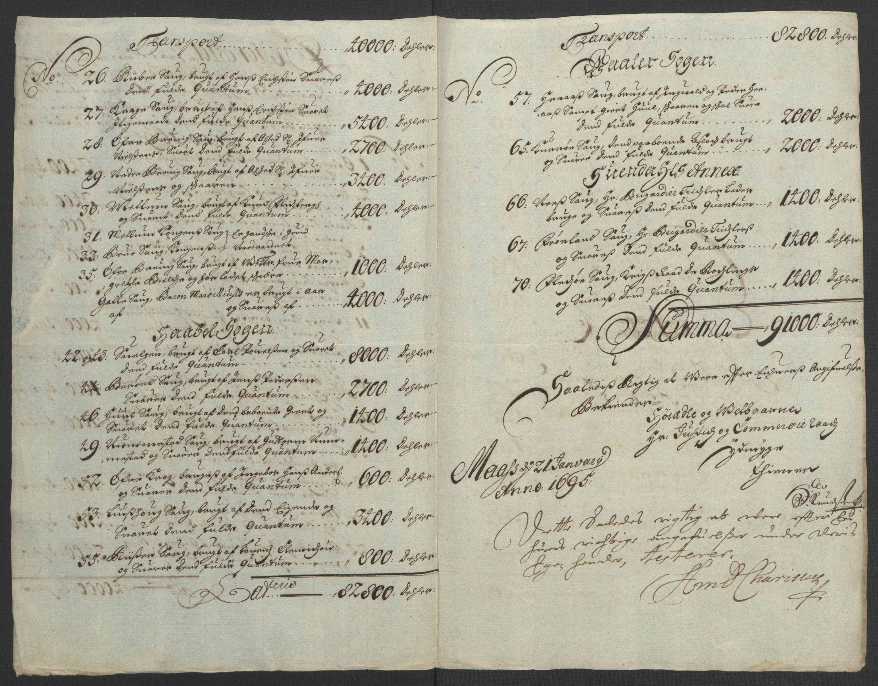 Rentekammeret inntil 1814, Reviderte regnskaper, Fogderegnskap, AV/RA-EA-4092/R03/L0121: Fogderegnskap Onsøy, Tune, Veme og Åbygge fogderi, 1694, p. 240