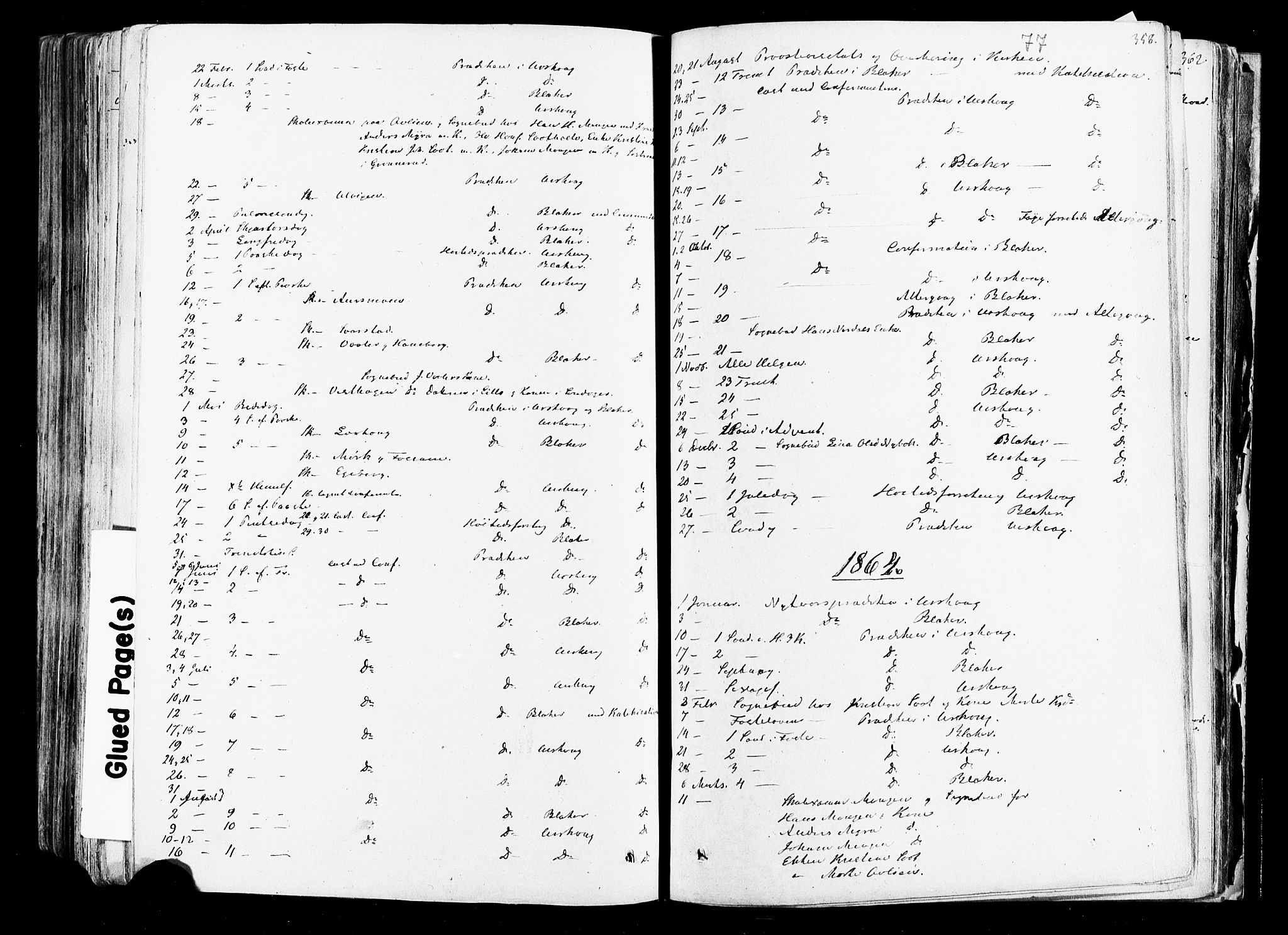 Aurskog prestekontor Kirkebøker, SAO/A-10304a/F/Fa/L0007: Parish register (official) no. I 7, 1854-1877, p. 358