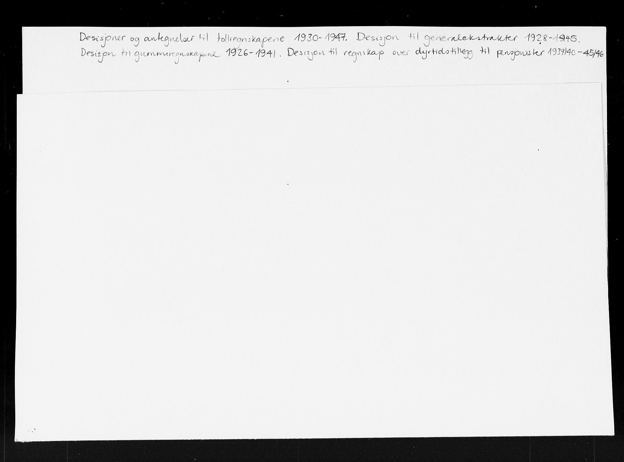 Tvedestrand tollsted, SAK/1351-0011/H/Ha/L0143: Desisjoner mv., 1804-1947, p. 2