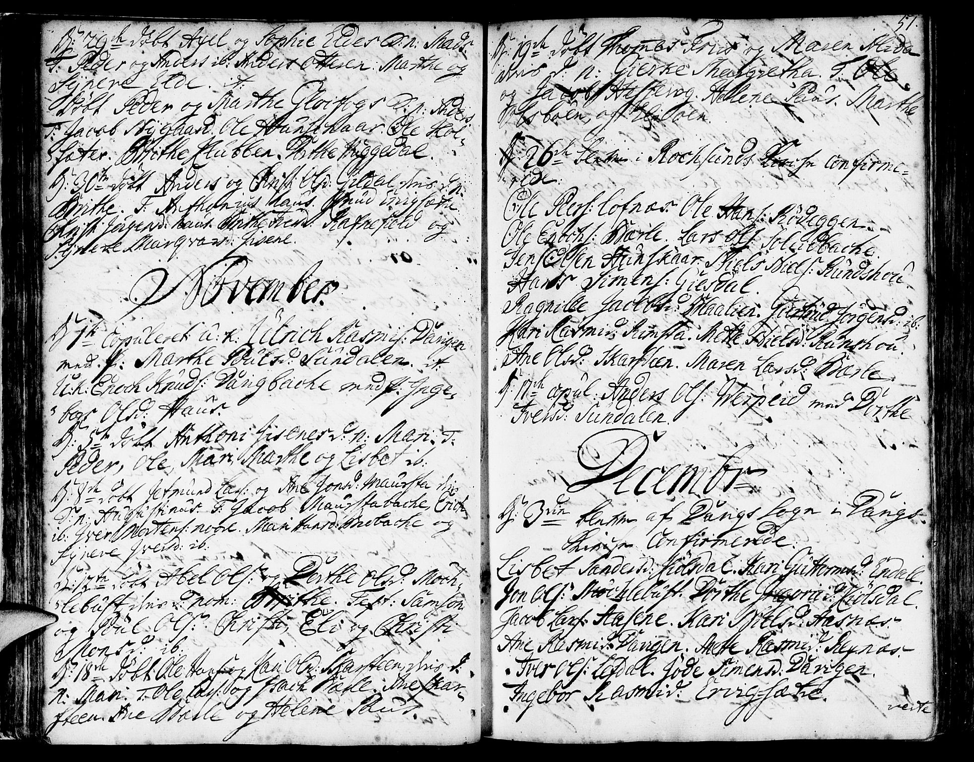 Davik sokneprestembete, SAB/A-79701/H/Haa/Haaa/L0002: Parish register (official) no. A 2, 1742-1816, p. 51