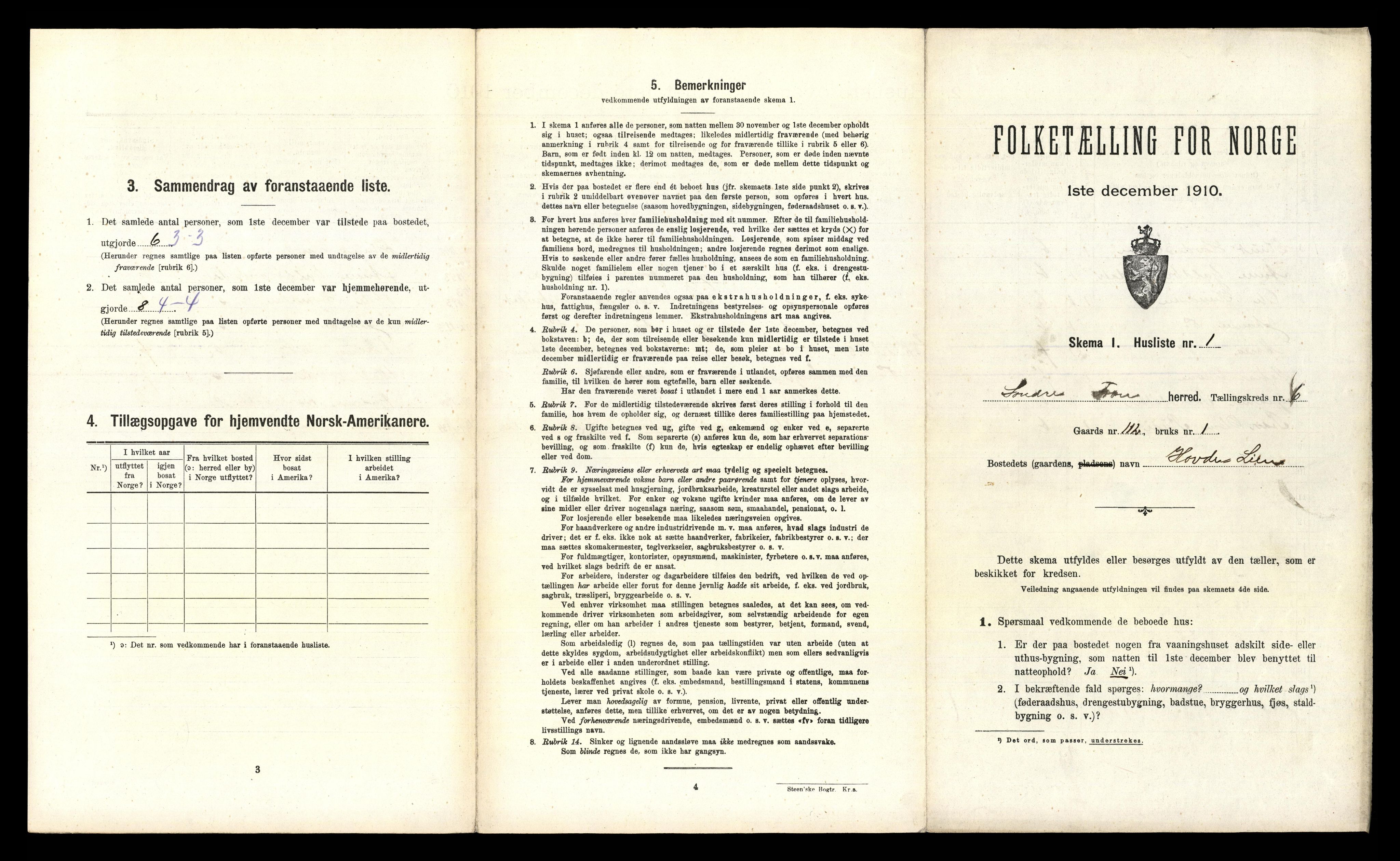 RA, 1910 census for Sør-Fron, 1910, p. 742