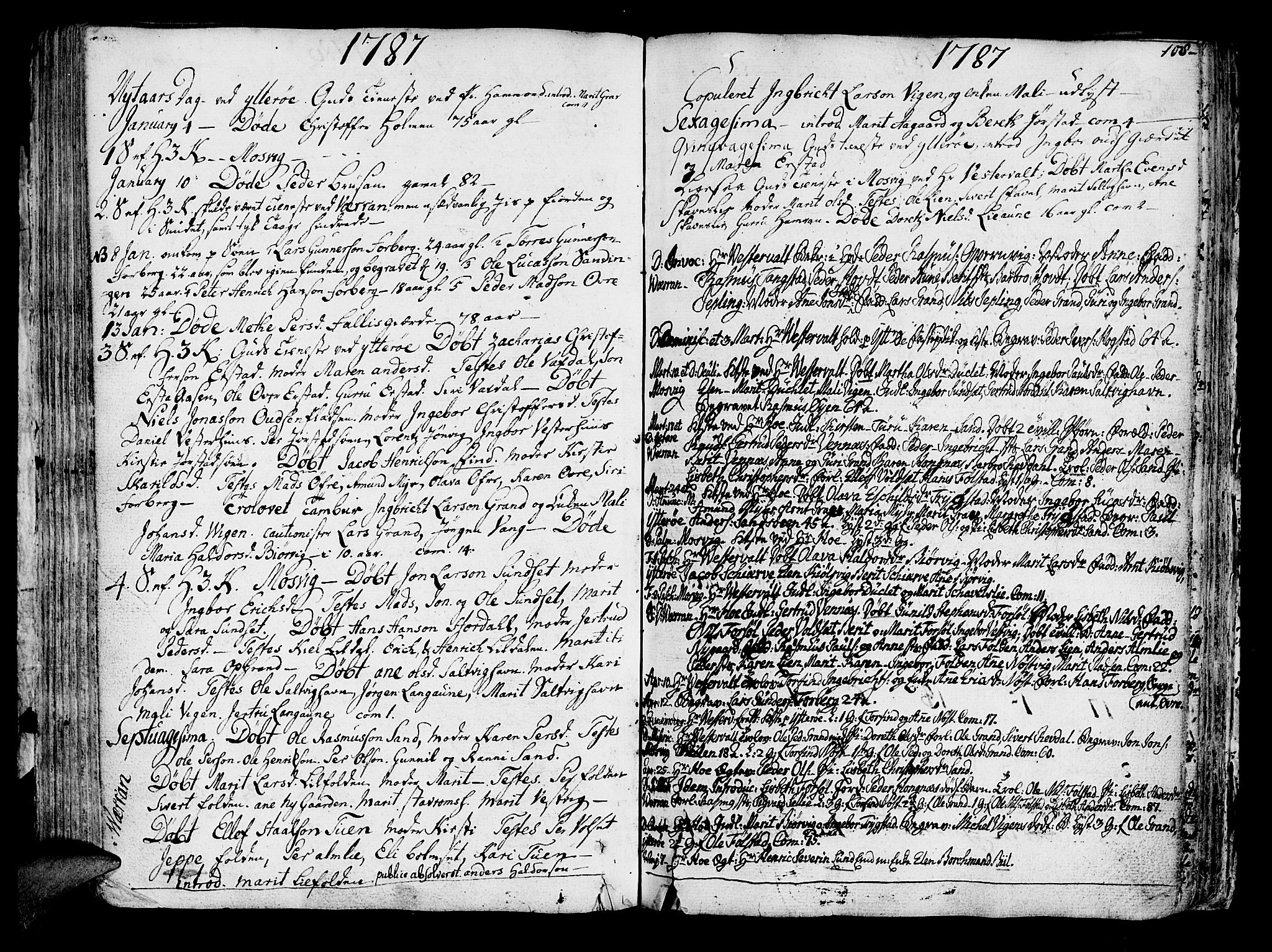 Ministerialprotokoller, klokkerbøker og fødselsregistre - Nord-Trøndelag, SAT/A-1458/722/L0216: Parish register (official) no. 722A03, 1756-1816, p. 108