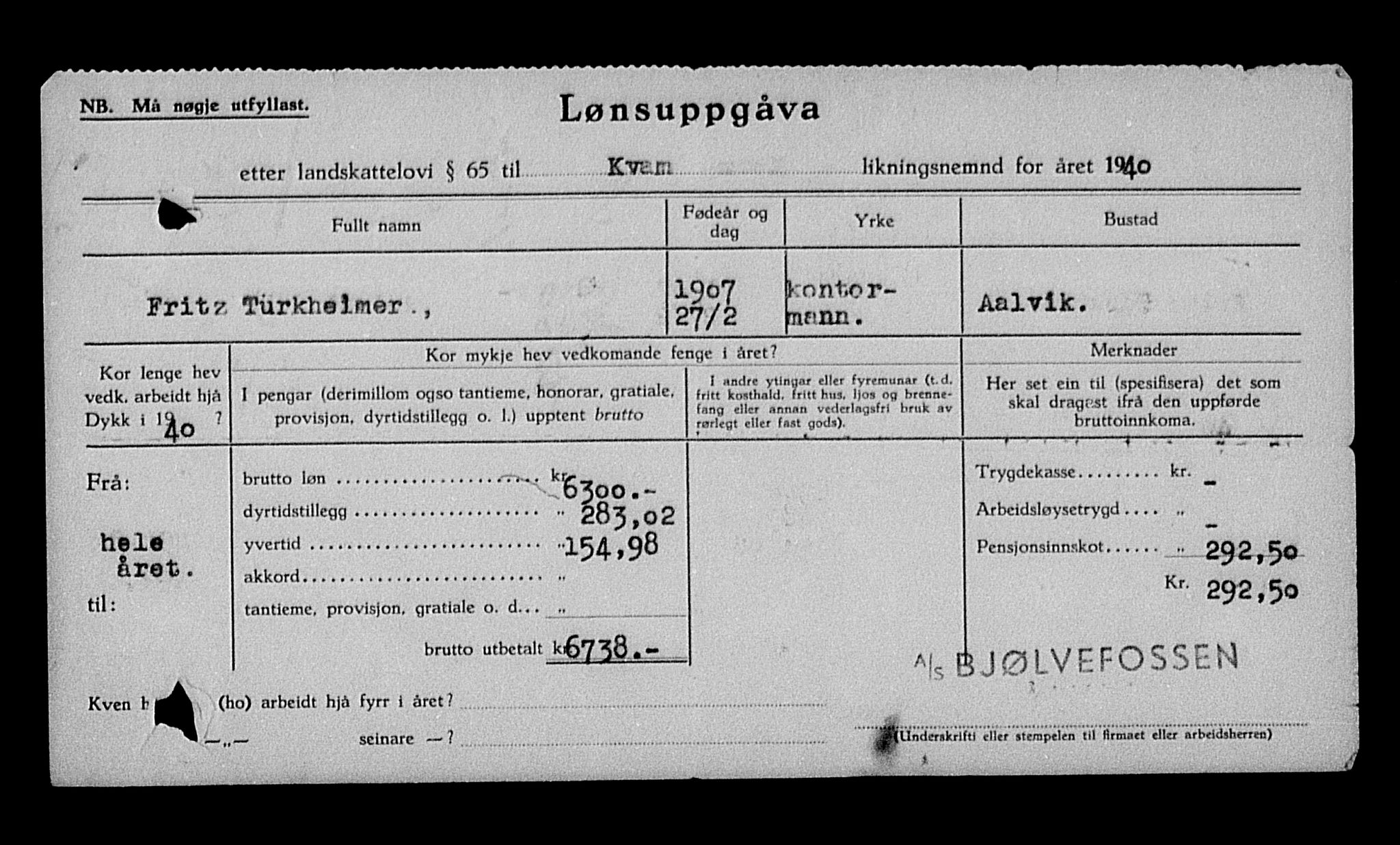 Justisdepartementet, Tilbakeføringskontoret for inndratte formuer, AV/RA-S-1564/H/Hc/Hcd/L1008: --, 1945-1947, p. 102