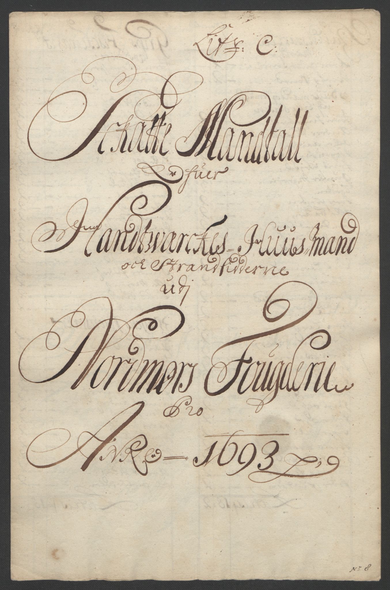 Rentekammeret inntil 1814, Reviderte regnskaper, Fogderegnskap, RA/EA-4092/R56/L3735: Fogderegnskap Nordmøre, 1692-1693, p. 341