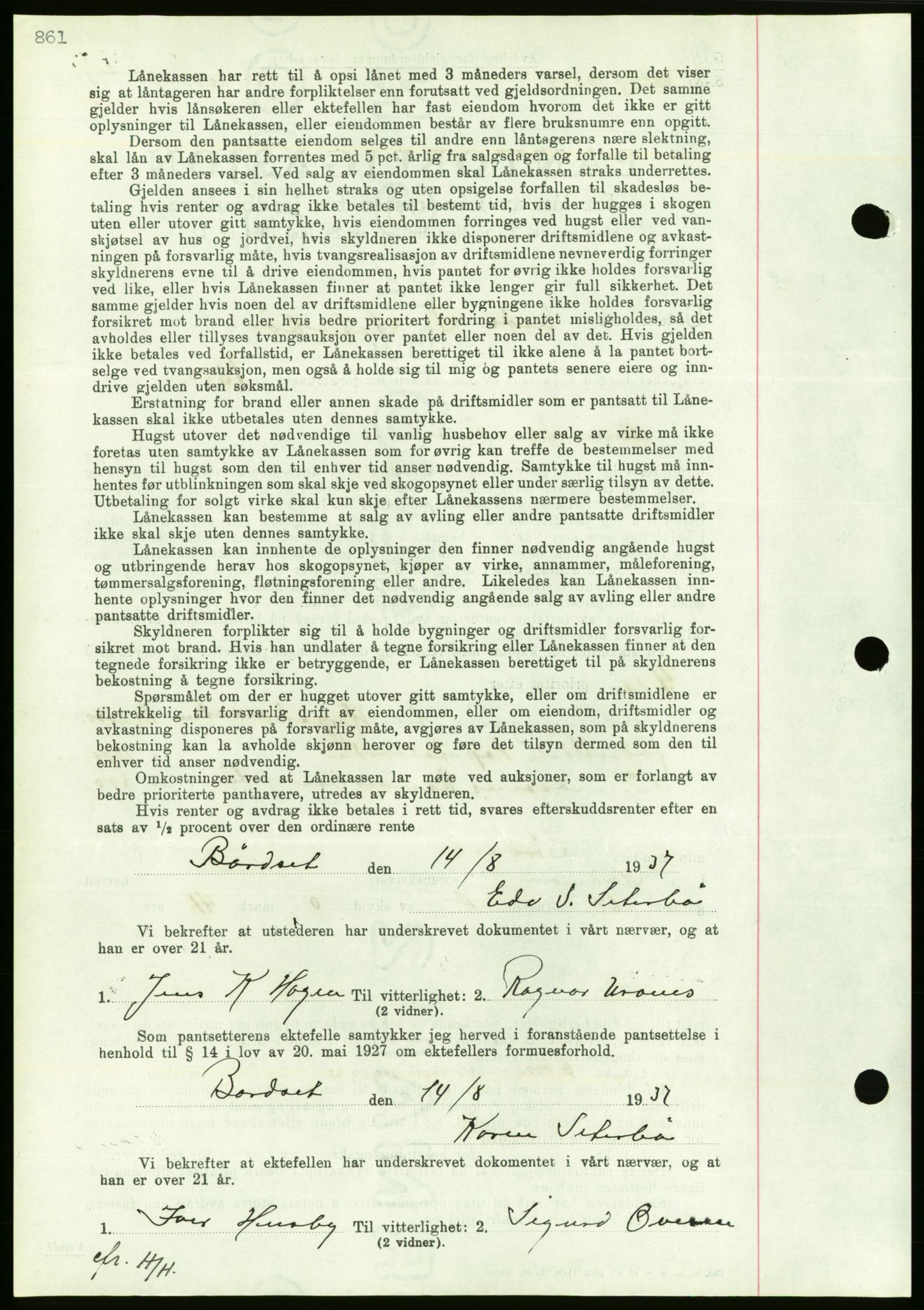 Nordmøre sorenskriveri, AV/SAT-A-4132/1/2/2Ca/L0091: Mortgage book no. B81, 1937-1937, Diary no: : 2083/1937