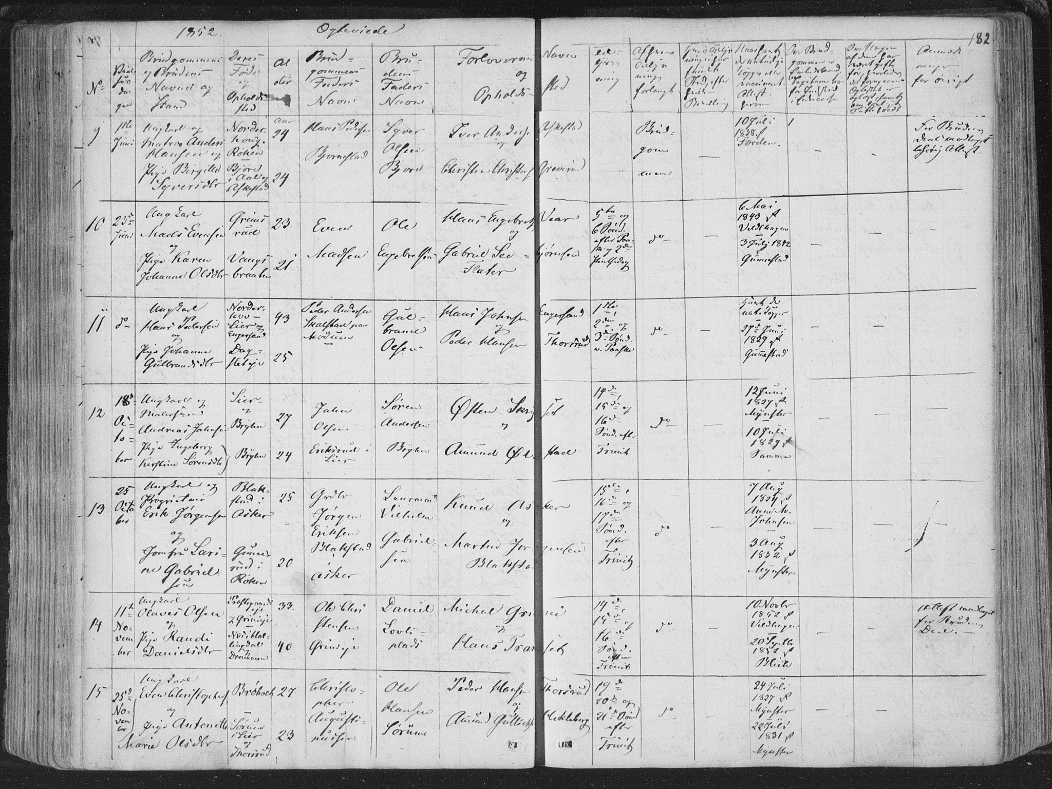 Røyken kirkebøker, AV/SAKO-A-241/F/Fa/L0005: Parish register (official) no. 5, 1833-1856, p. 180