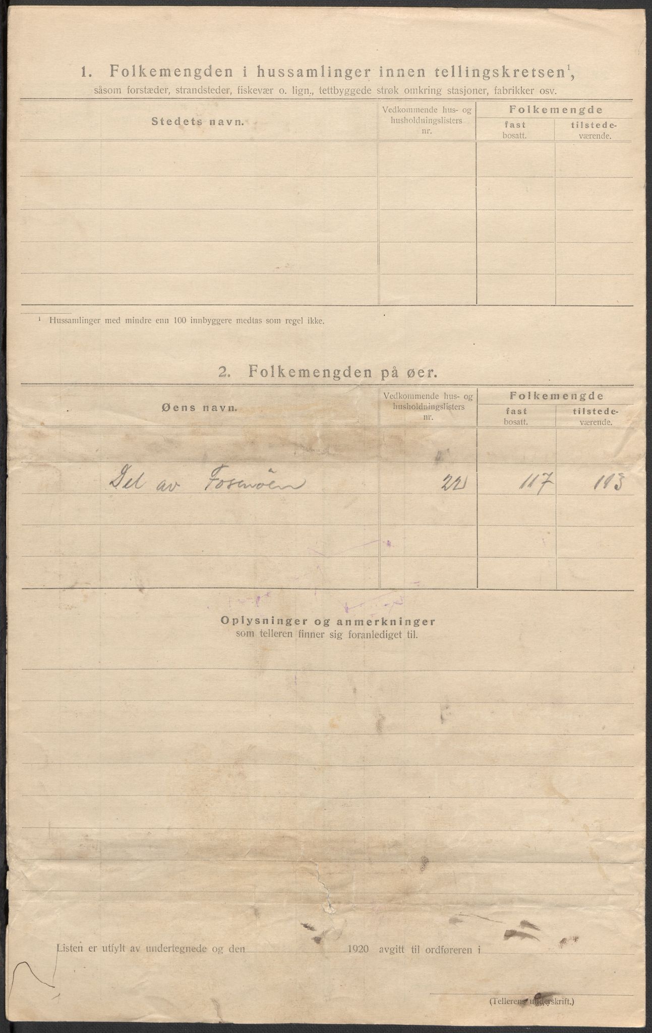 SAB, 1920 census for Austrheim, 1920, p. 25