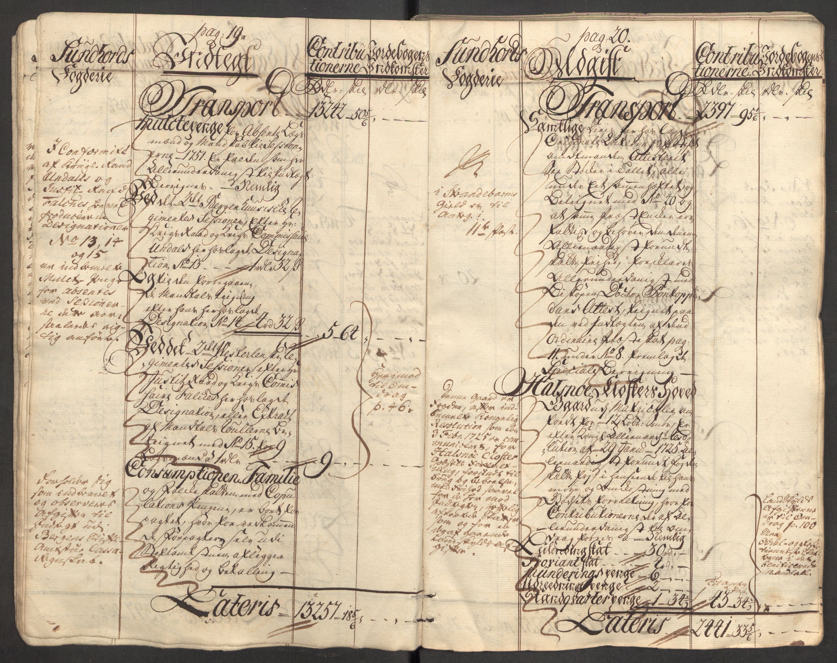 Rentekammeret inntil 1814, Reviderte regnskaper, Fogderegnskap, AV/RA-EA-4092/R48/L3056: Fogderegnskap Sunnhordland og Hardanger, 1751, p. 14